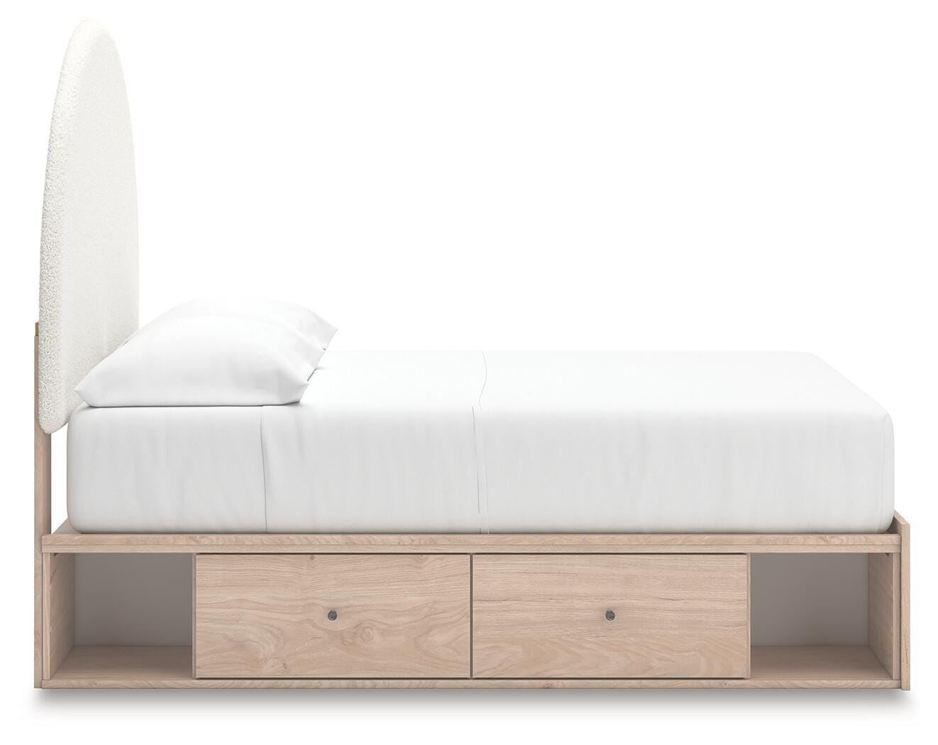 Shapella Full Upholstered Panel Bed with Storage - image 9