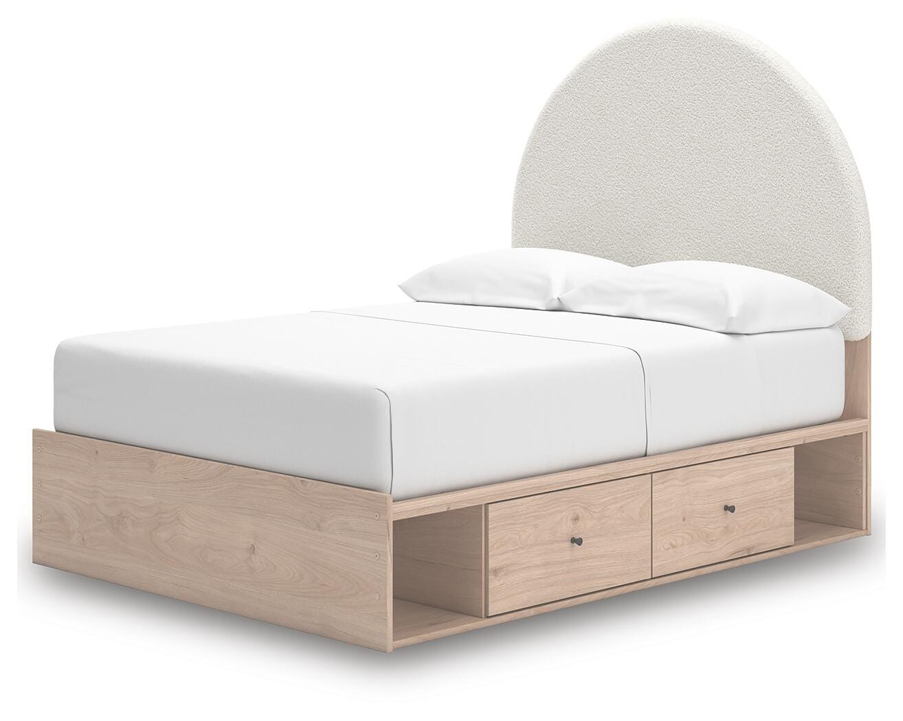 Shapella Full Upholstered Panel Bed with Storage - image 3