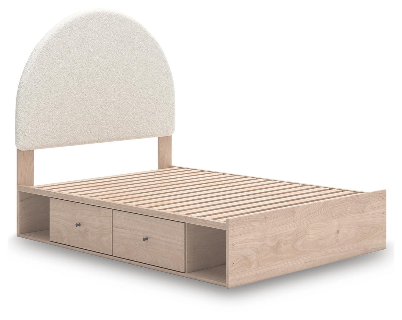Shapella Full Upholstered Panel Bed with Storage - image 4