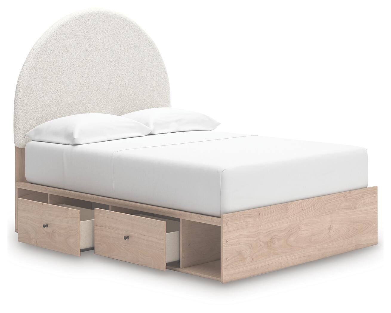 Shapella Full Upholstered Panel Bed with Storage - image 5