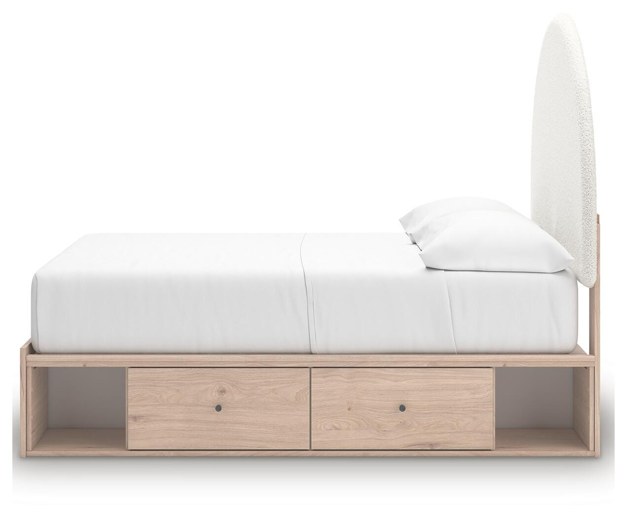 Shapella Full Upholstered Panel Bed with Storage - image 8