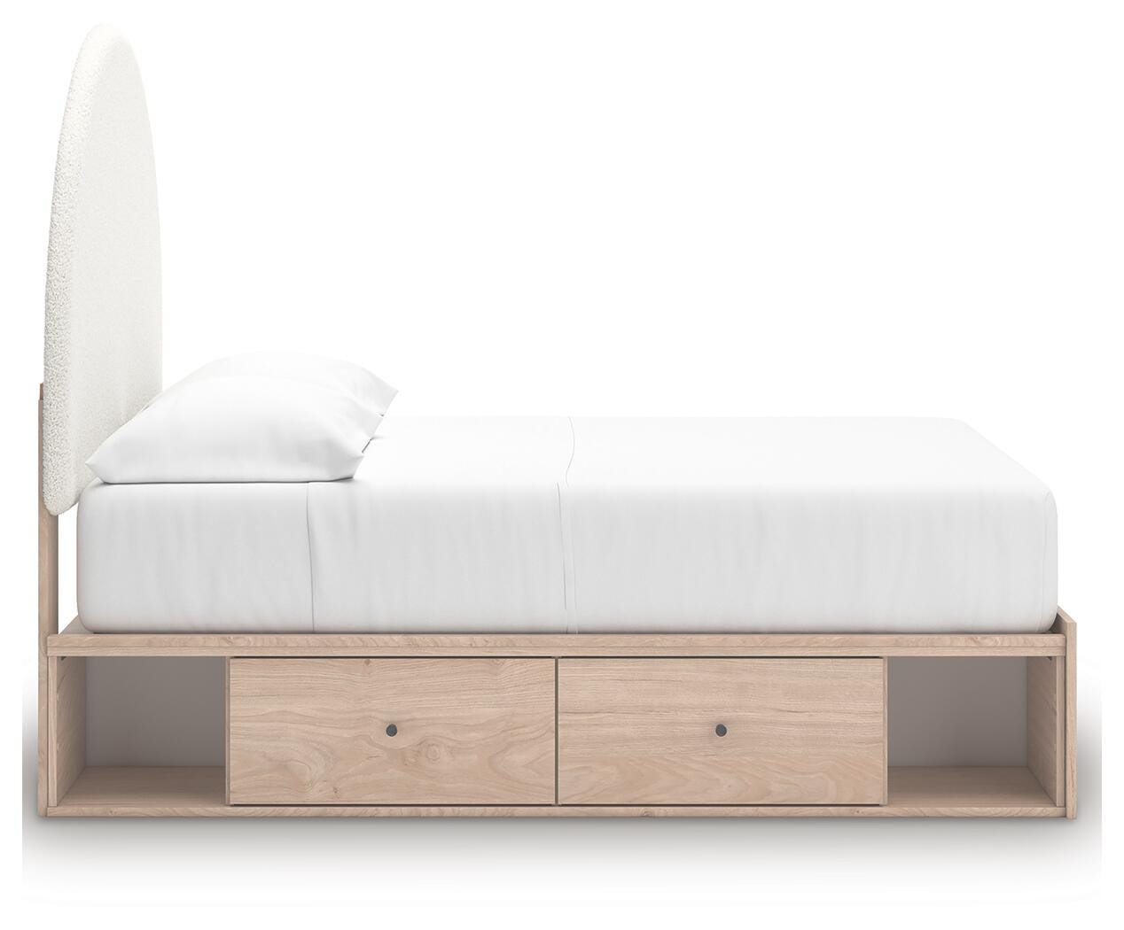 Shapella Full Upholstered Panel Bed with Storage - image 9