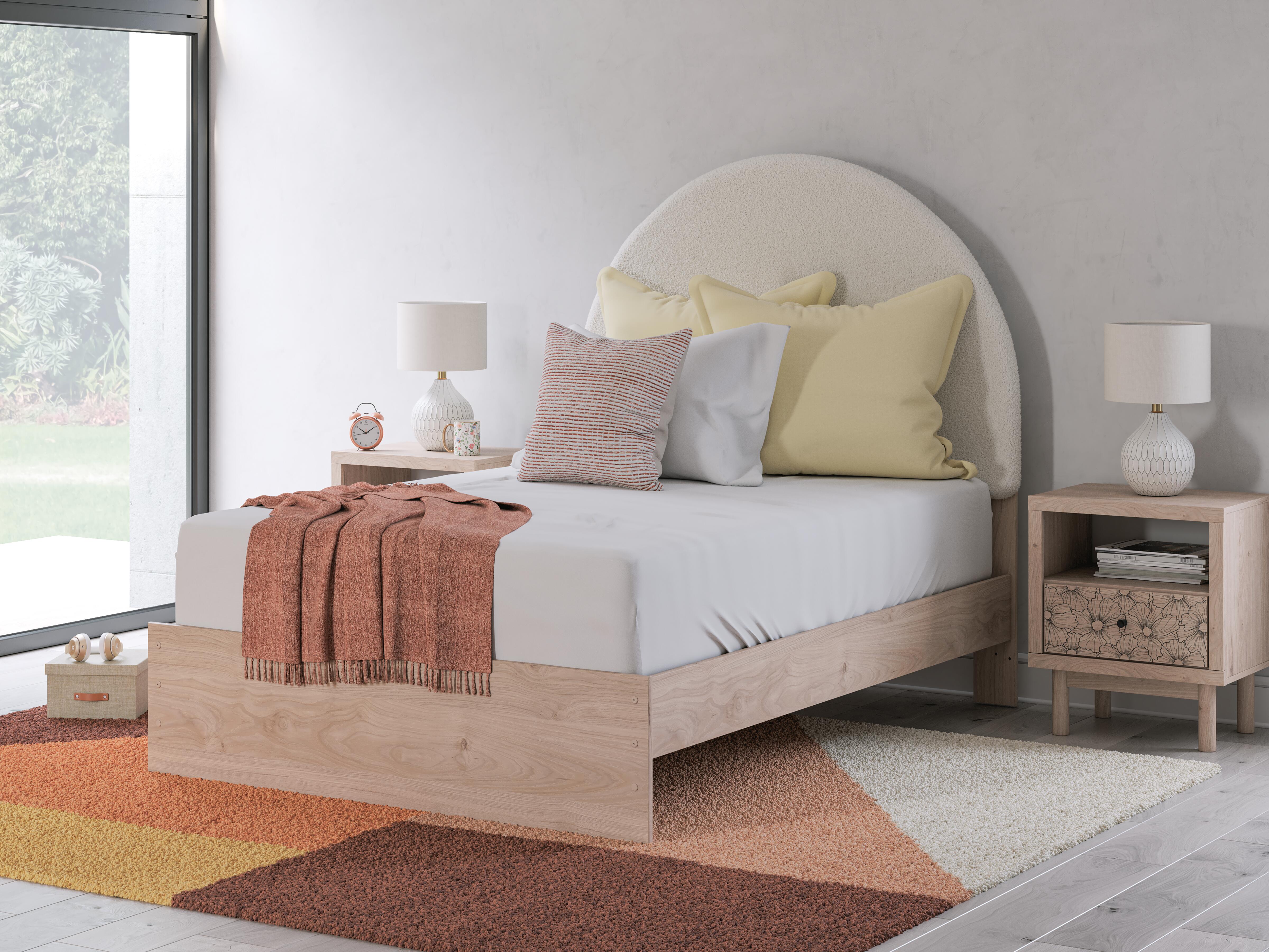 Shapella Full Upholstered Panel Bed - image 1