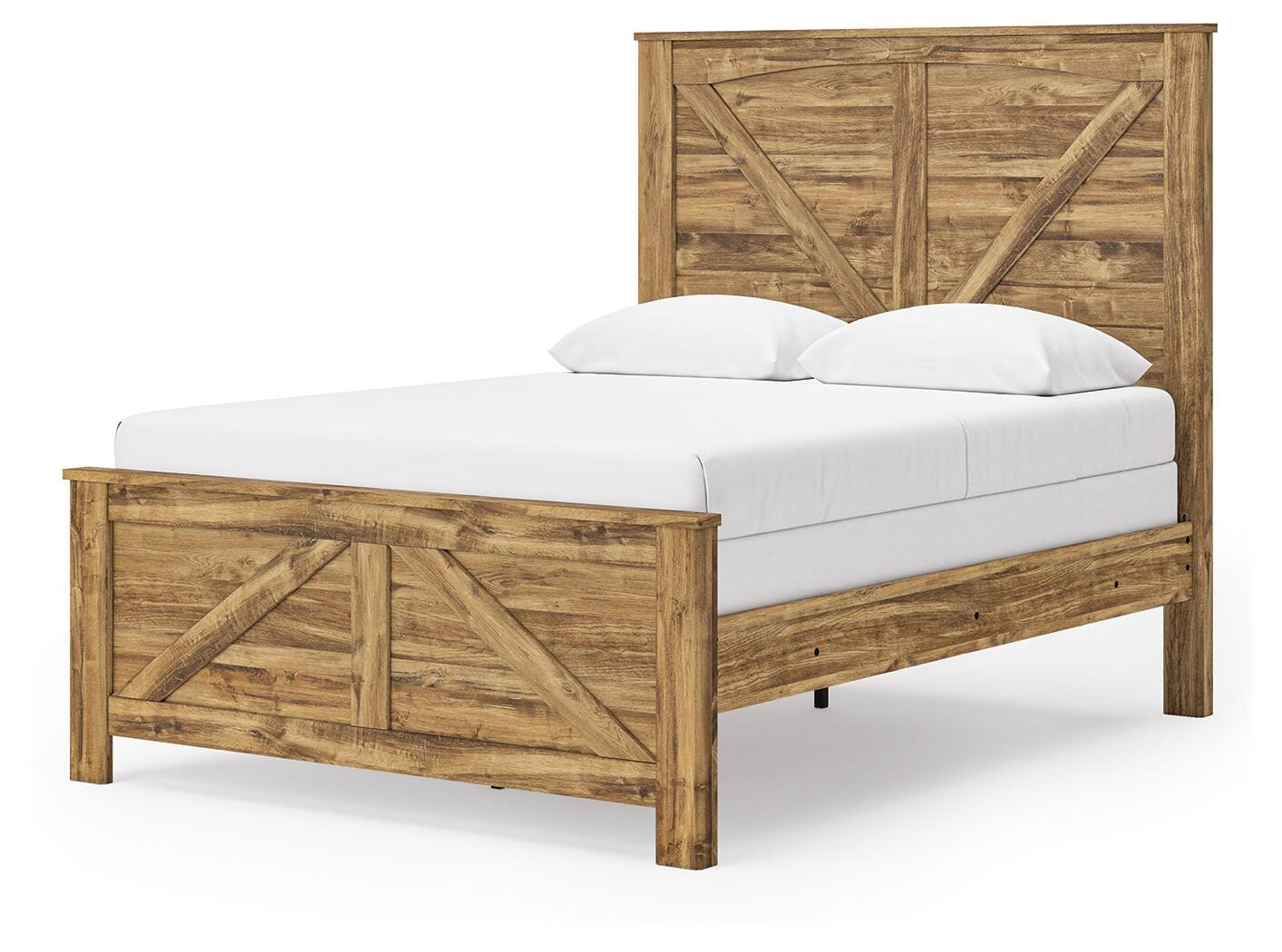 Branstony Queen Crossbuck Panel Bed - image 3