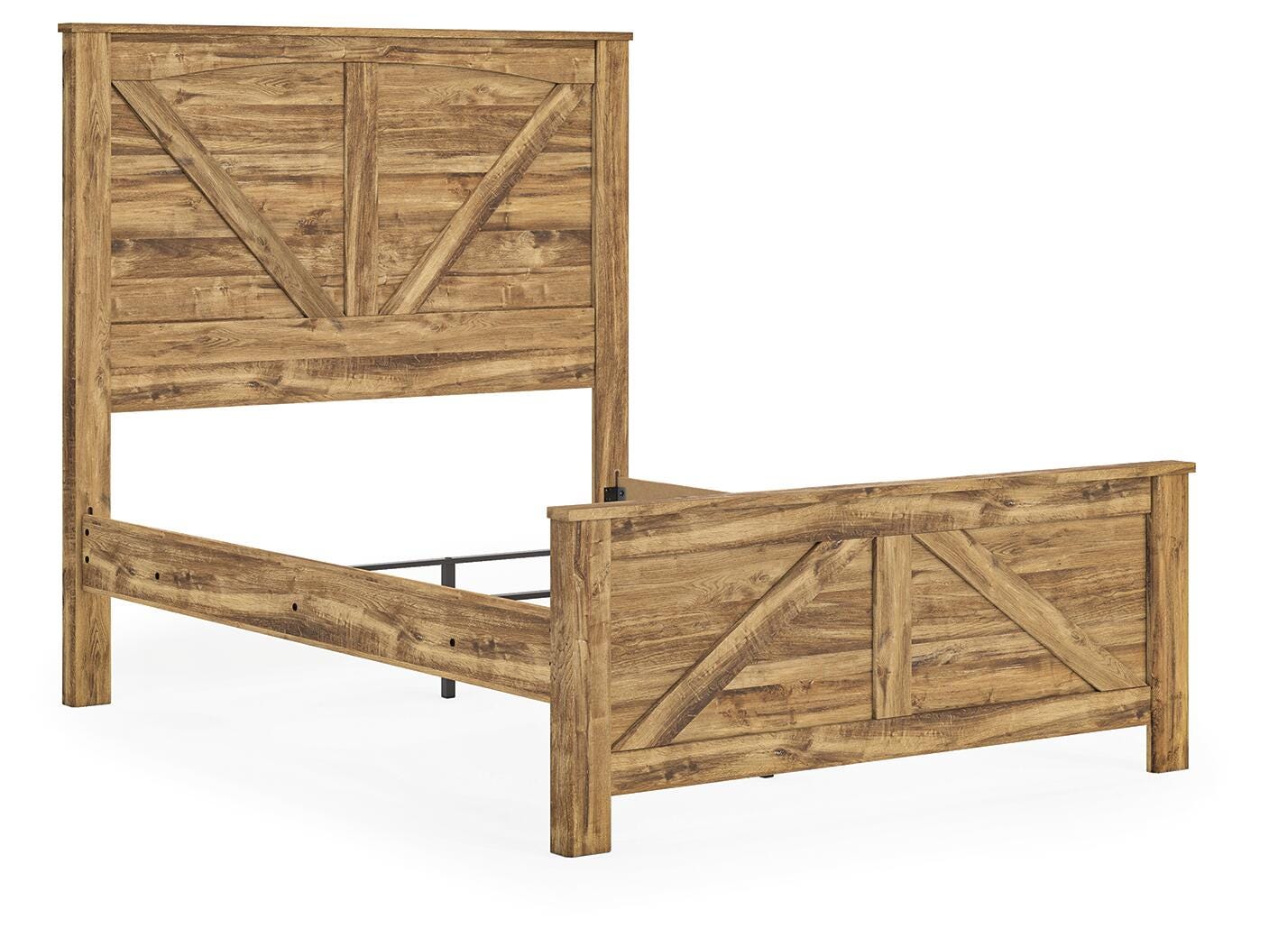 Branstony Queen Crossbuck Panel Bed - image 4