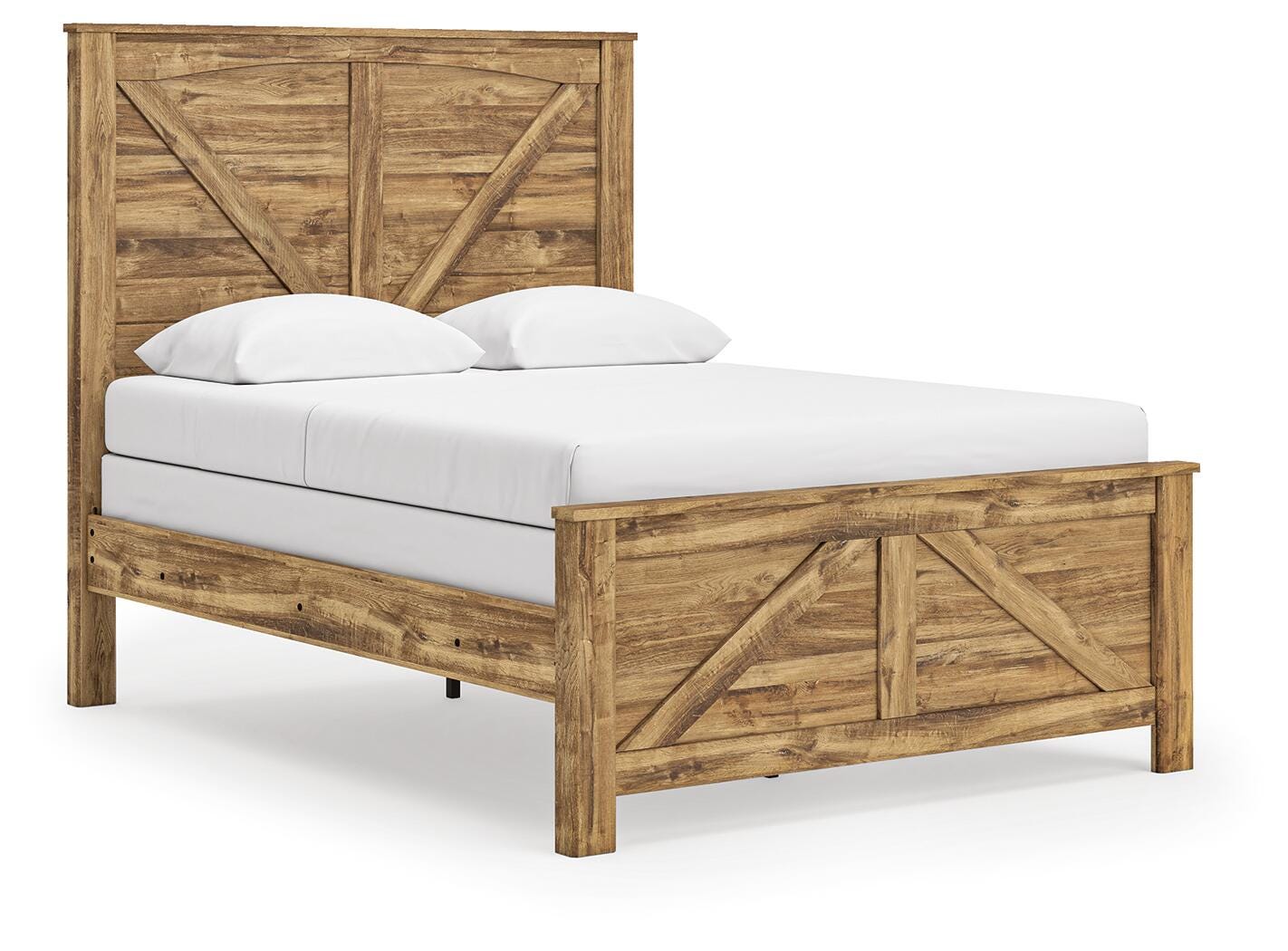 Branstony Queen Crossbuck Panel Bed - image 2