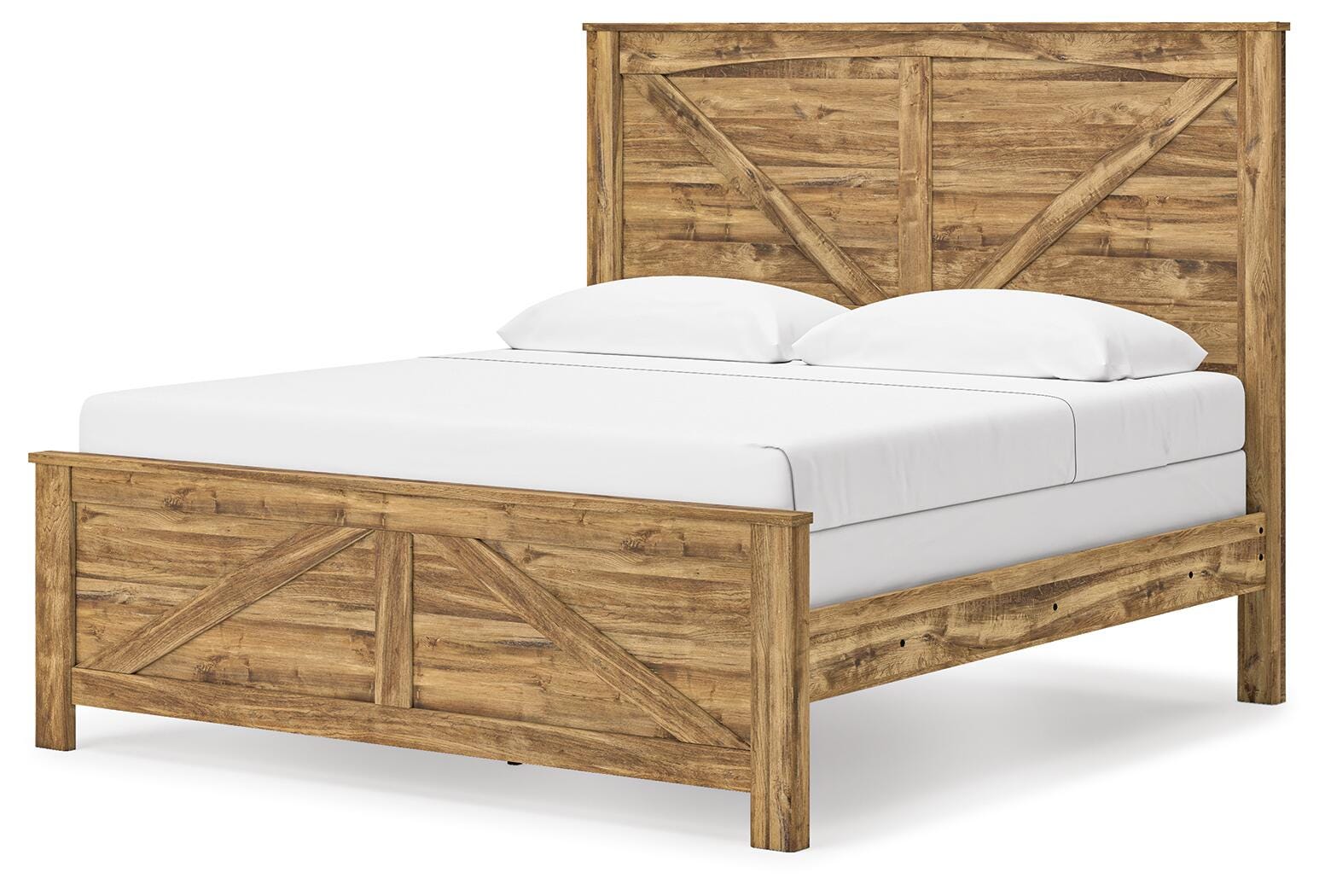 Branstony King Crossbuck Panel Bed - image 3