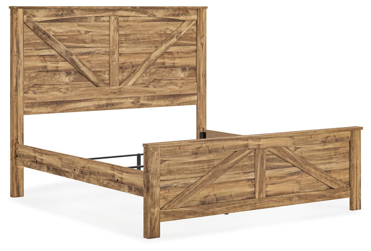 Branstony King Crossbuck Panel Bed - image 4