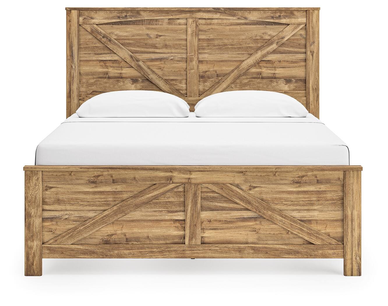 Branstony King Crossbuck Panel Bed - image 5