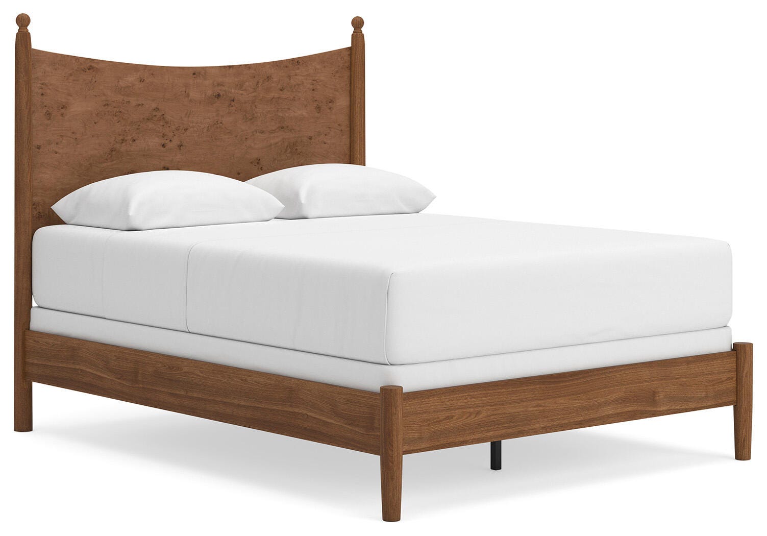 Linden Row Queen Post Panel Bed, Auburn, large
