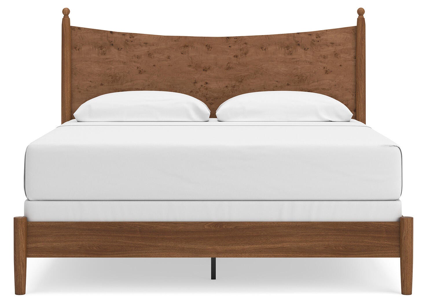 Linden Row King Post Panel Bed, Auburn, large