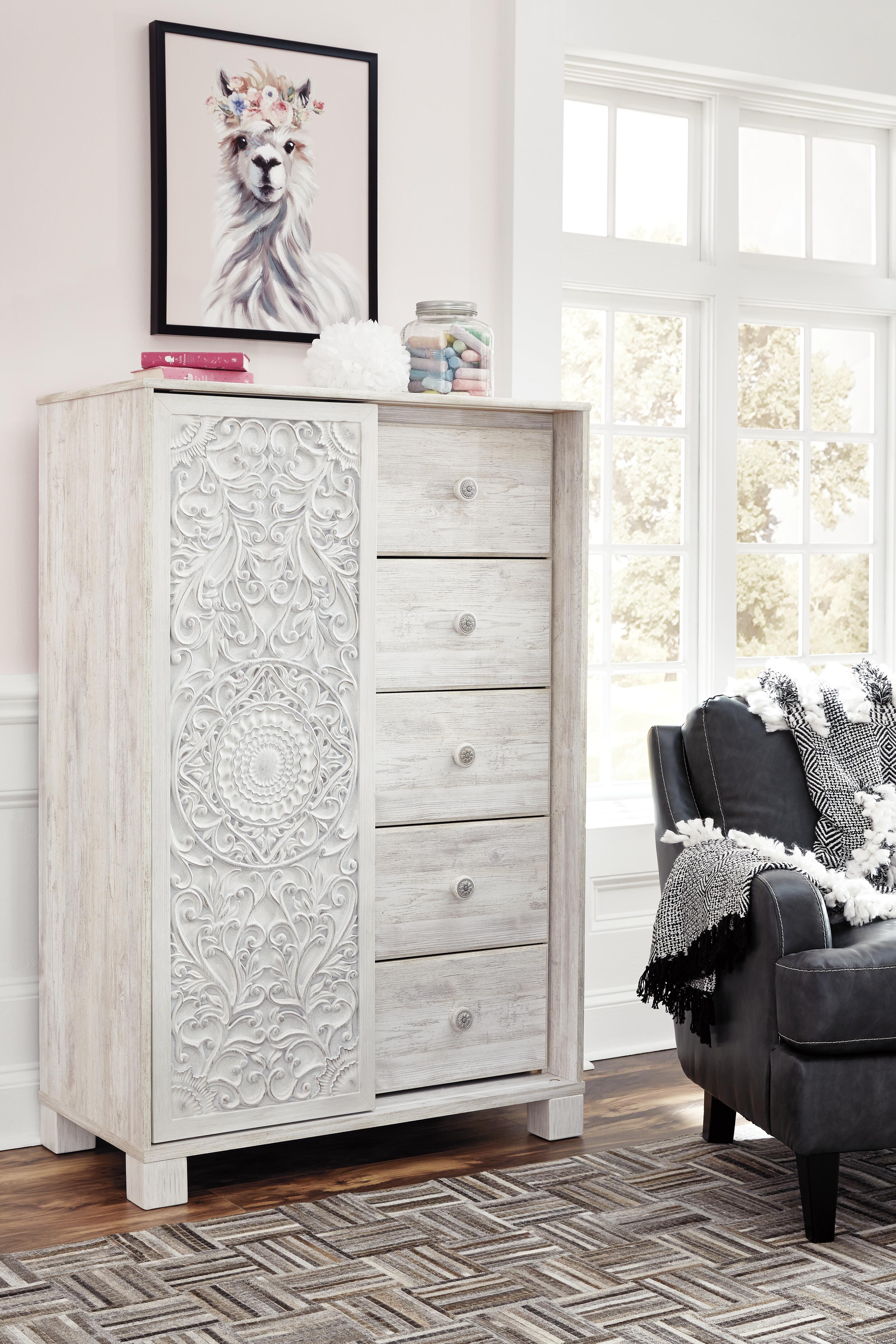 Paxberry Queen Panel Bed, Dresser, Mirror,  Chest and Nightstand - image 18