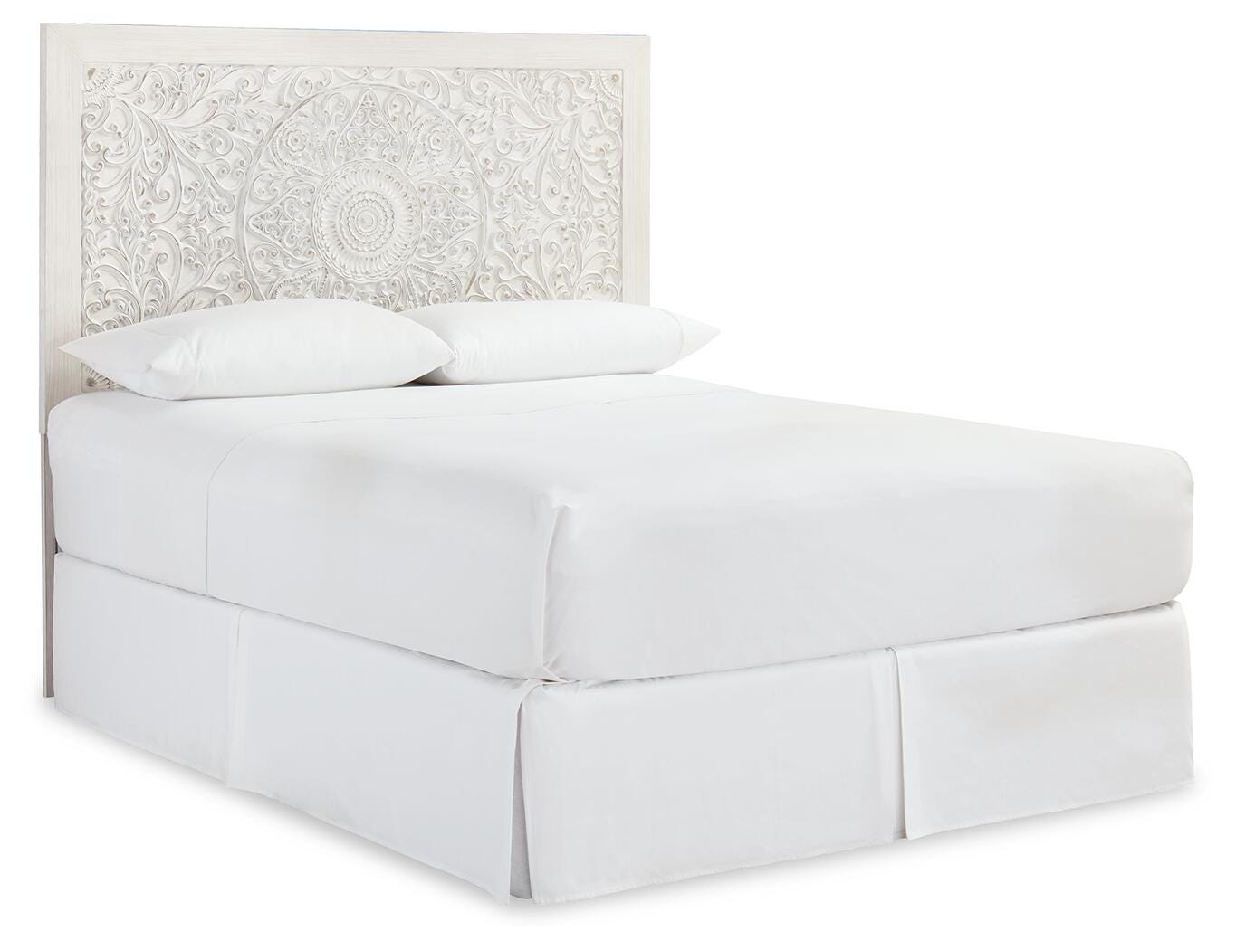 Paxberry Queen Panel Headboard, Whitewash, large