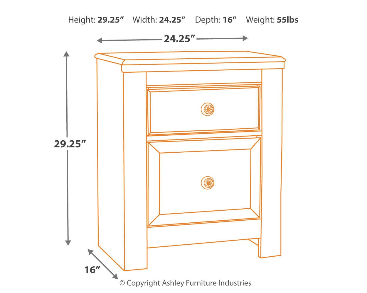Paxberry Dimensions