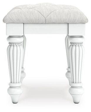 ivory dressing table stool JAYDEN CREATION Nila Ivory Vanity Velvet Upholstered Stool with Solid Wooden Legs 20 in. W x 20.7 in. D x 25.7 in. H VSS0292-IVORY
