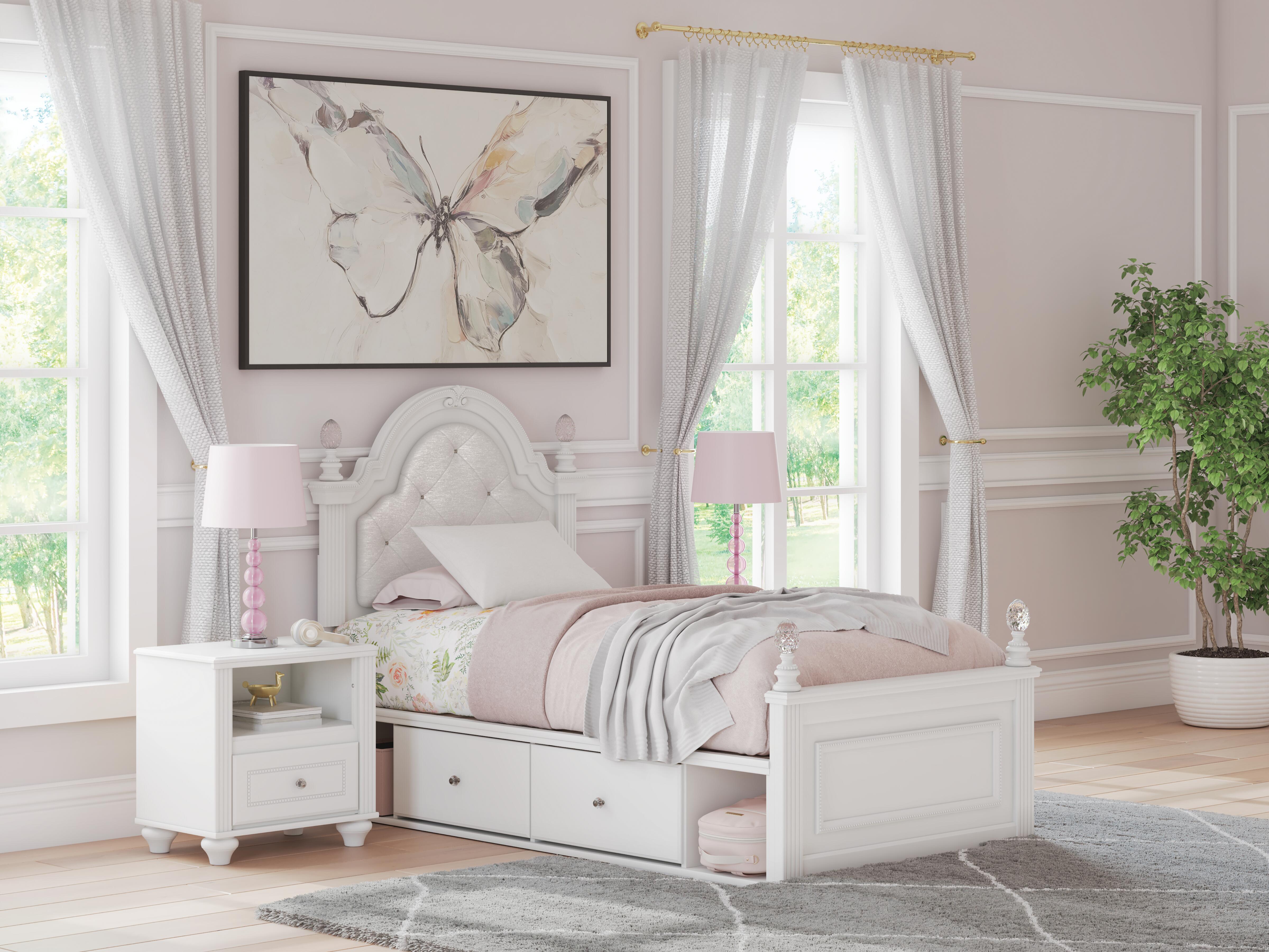 Maylilly Twin Upholstered Panel Storage Bed - image 1