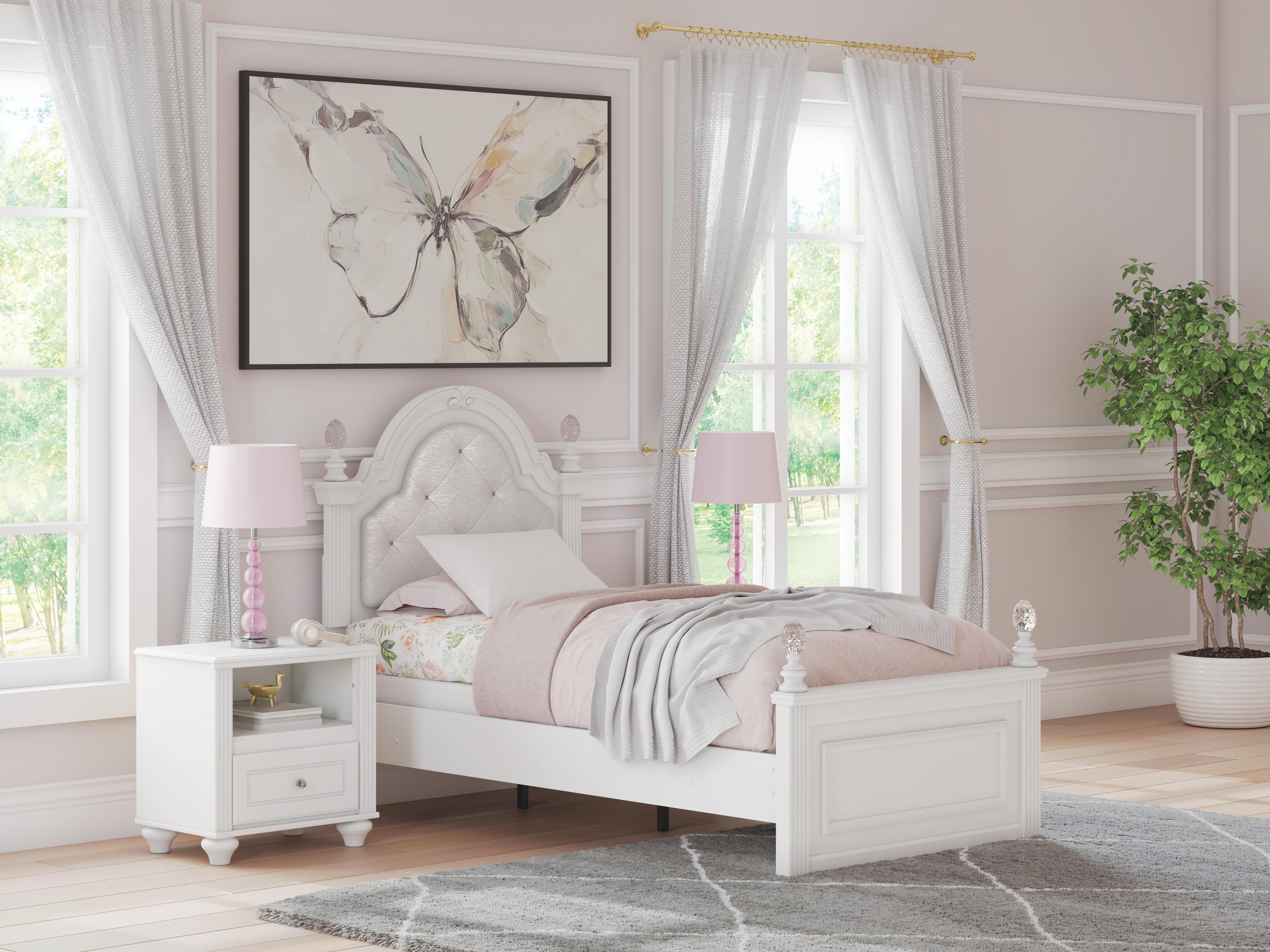 Maylilly Twin Upholstered Panel Bed - image 1