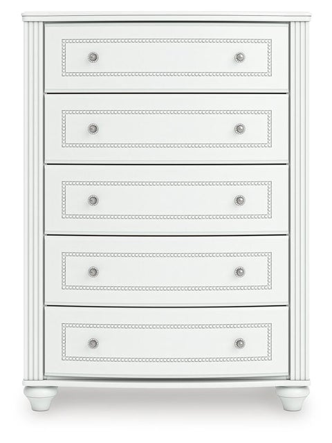 Maylilly Chest of Drawers, White
