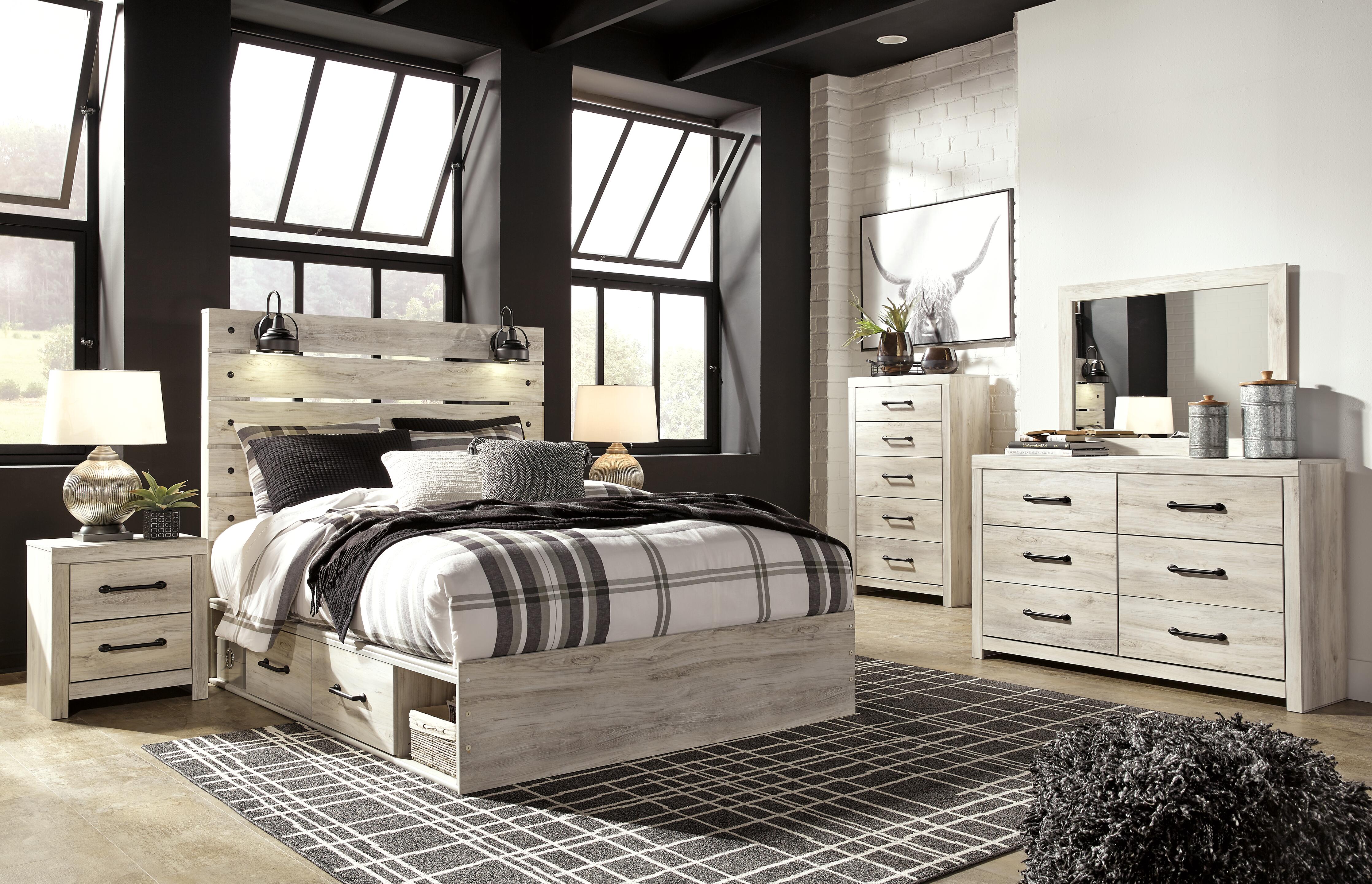 Cambeck Queen Panel Bed with 4 Storage Drawers - image 6