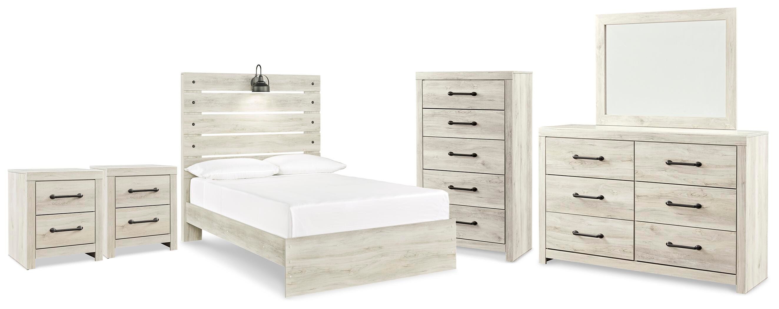 Cambeck Full Panel Bed, Dresser, Mirror, Chest and 2 Nightstands - image 1