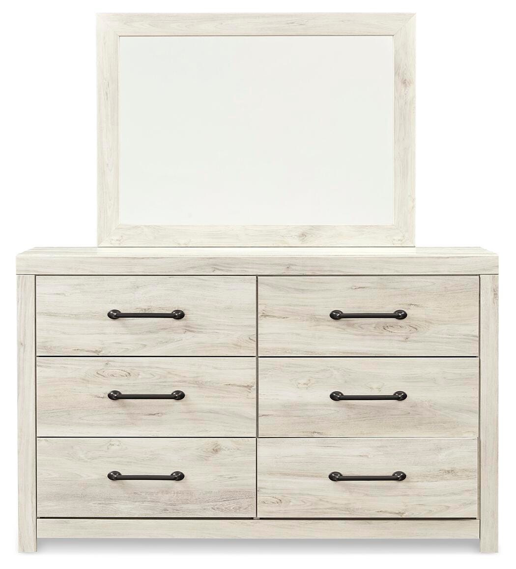 Cambeck King Panel Bed with Mirrored Dresser and Nightstand | Ashley