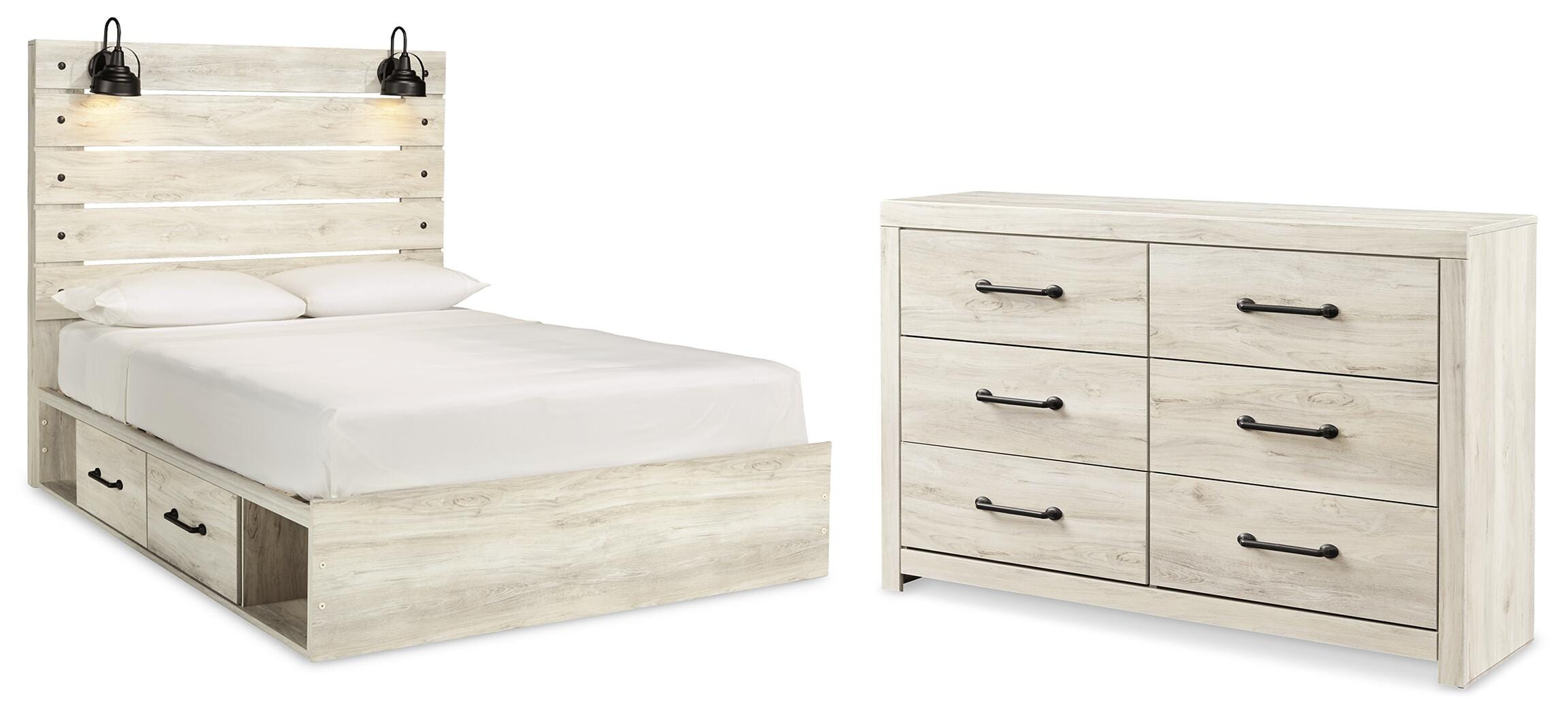 Cambeck Queen Panel Bed with Storage and Dresser - image 1