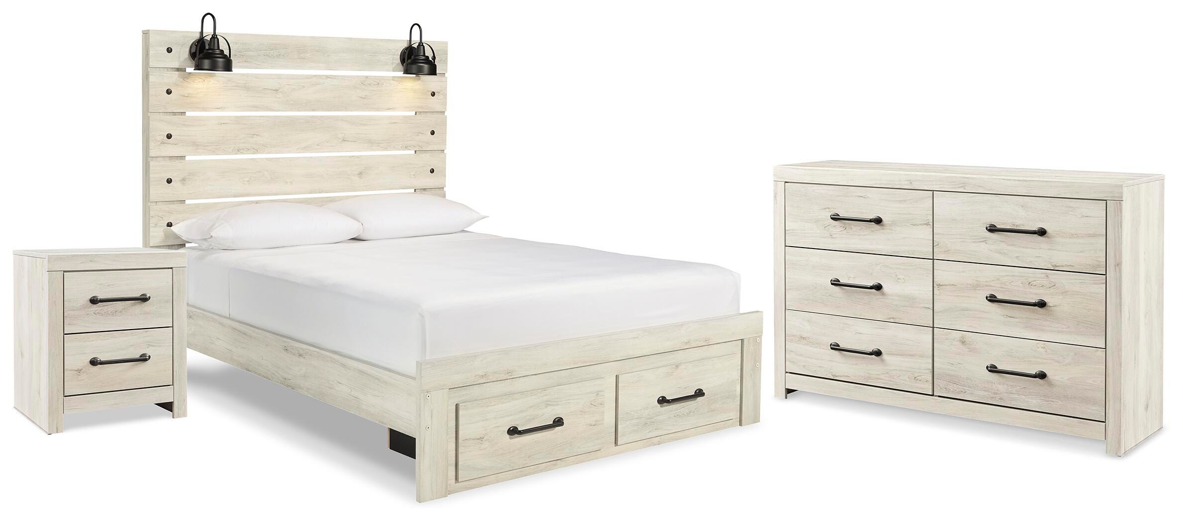 Cambeck Queen Panel Storage Bed, Dresser and Nightstand - image 2