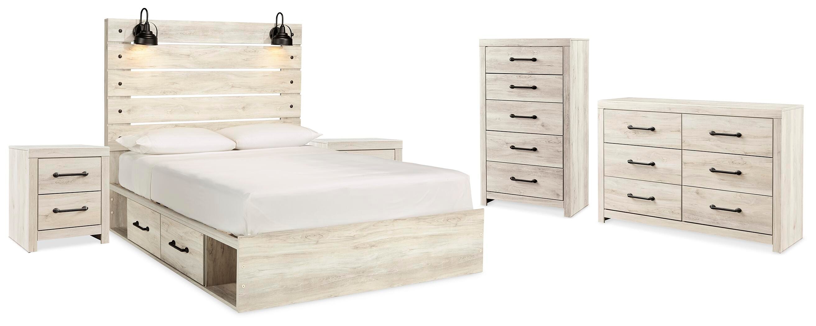 Cambeck King Storage Bed, Dresser, Chest and 2 Nightstands - image 1