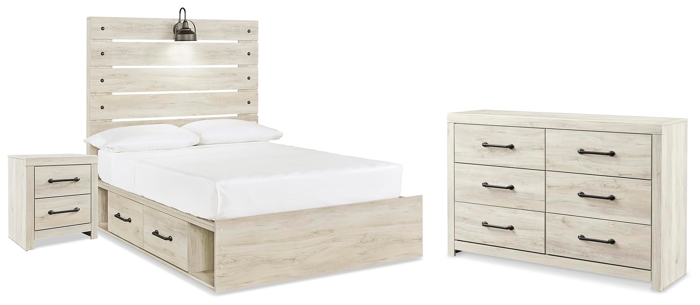 Cambeck Full Panel Storage Bed with Dresser and Nightstand - image 1