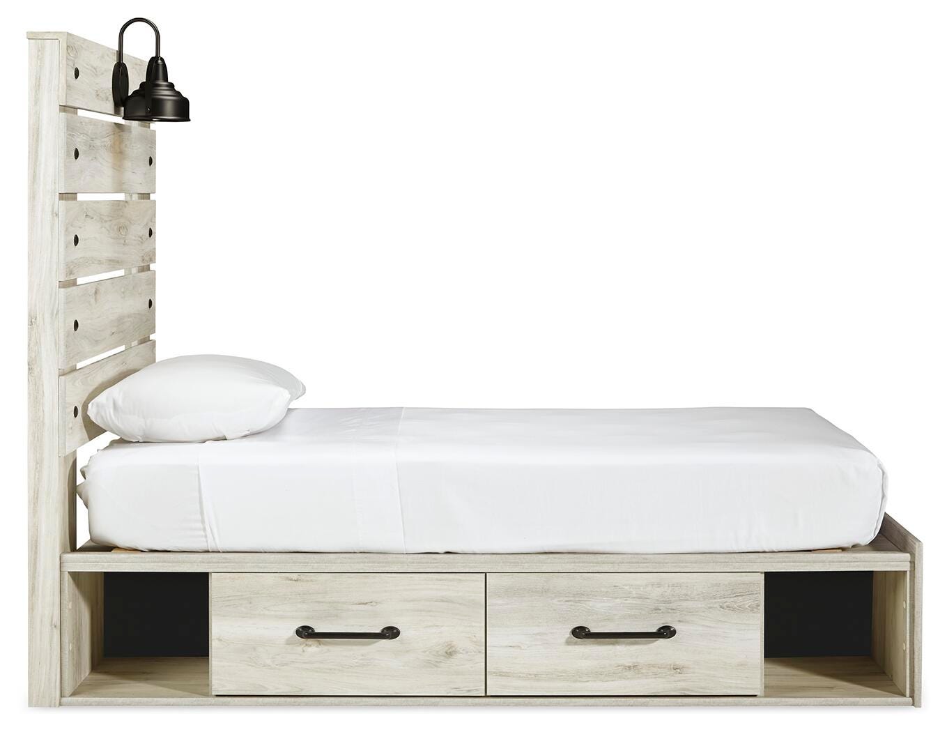 Cambeck Twin Panel Bed with 2 Storage Drawers - image 5