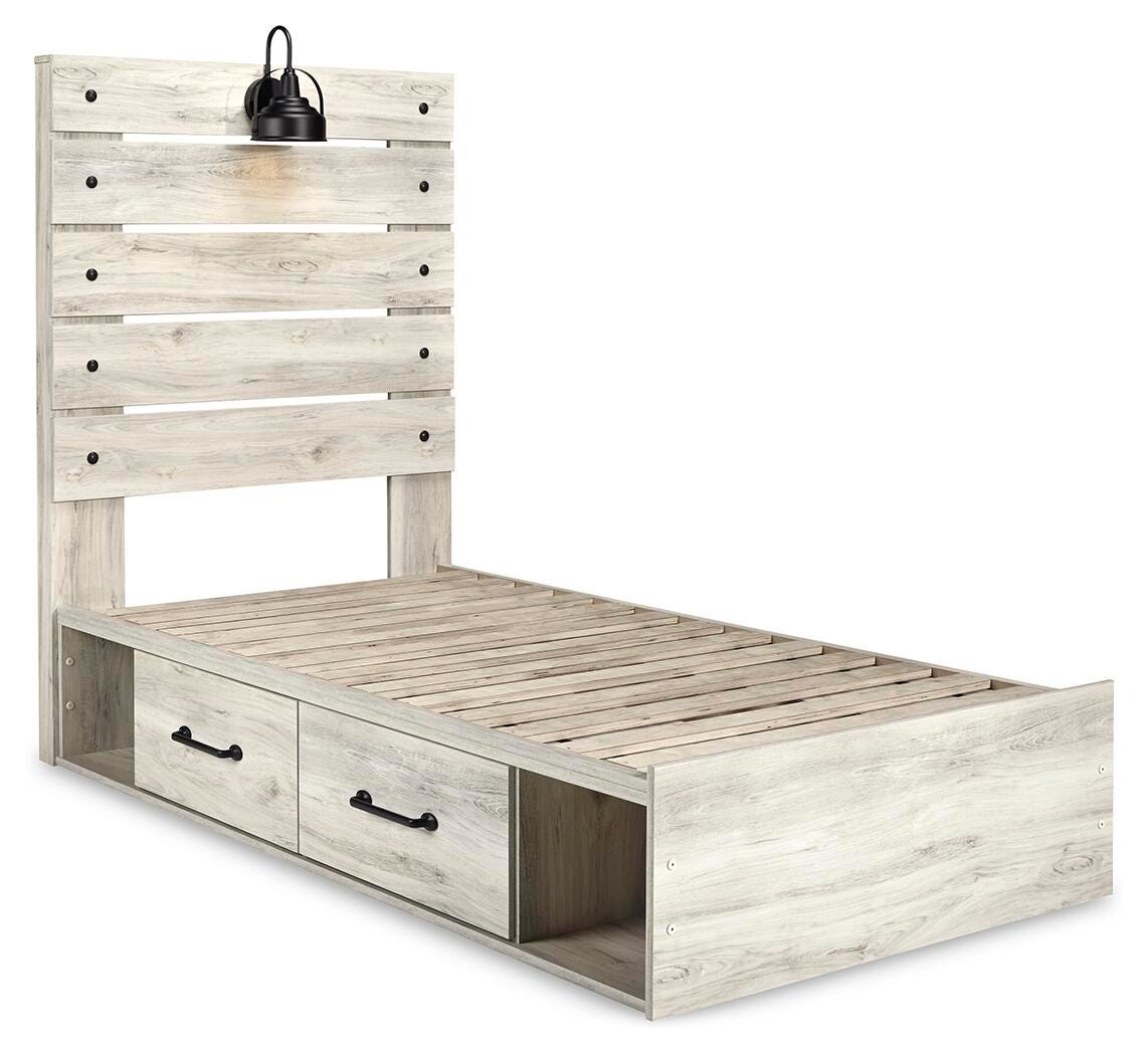 Cambeck Twin Panel Bed with Storage, Dresser, Mirror, Chest and 2 Nightstands - image 12