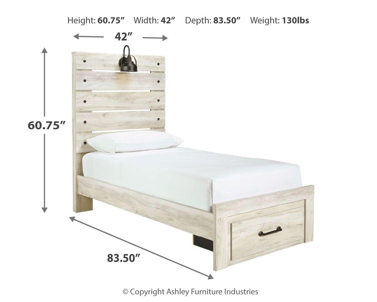 Cambeck Twin Panel Bed, 2 Dressers, 2 Mirrors and 2 Nightstands - image 15