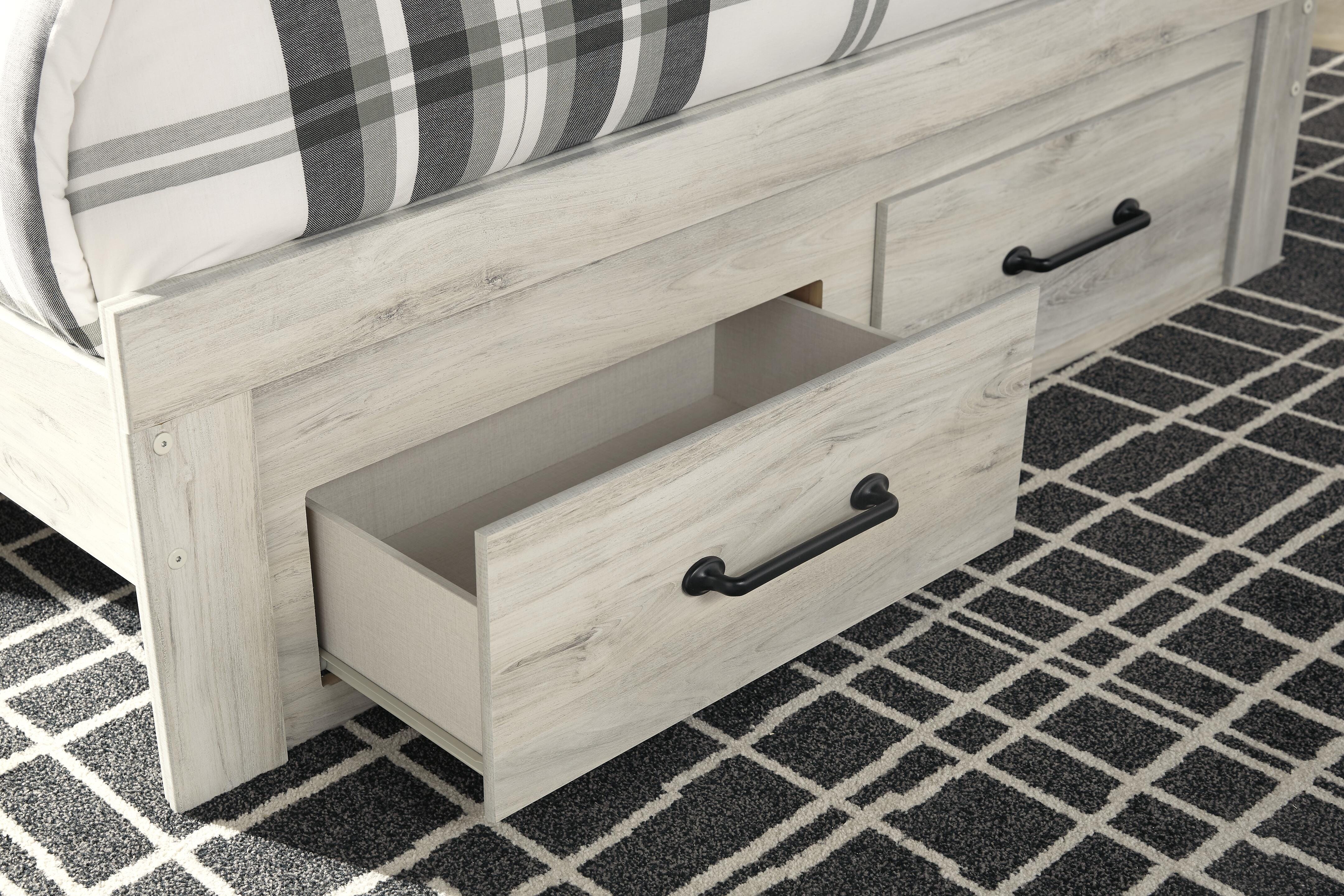 Cama de almacenamiento Cambeck Queen con panel, cómoda y 2 mesitas de noche - image 22