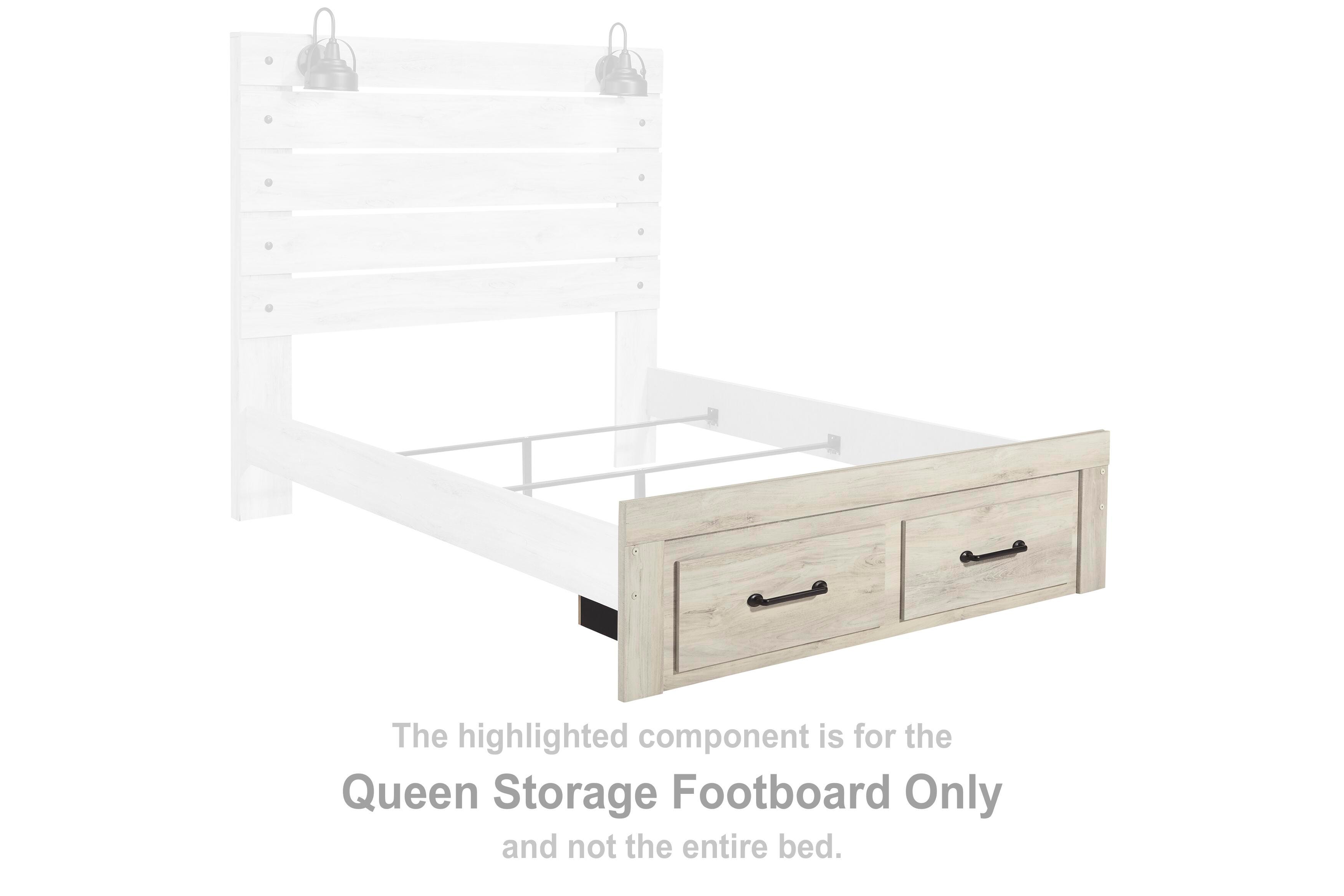 Cambeck Queen Storage Footboard, , large