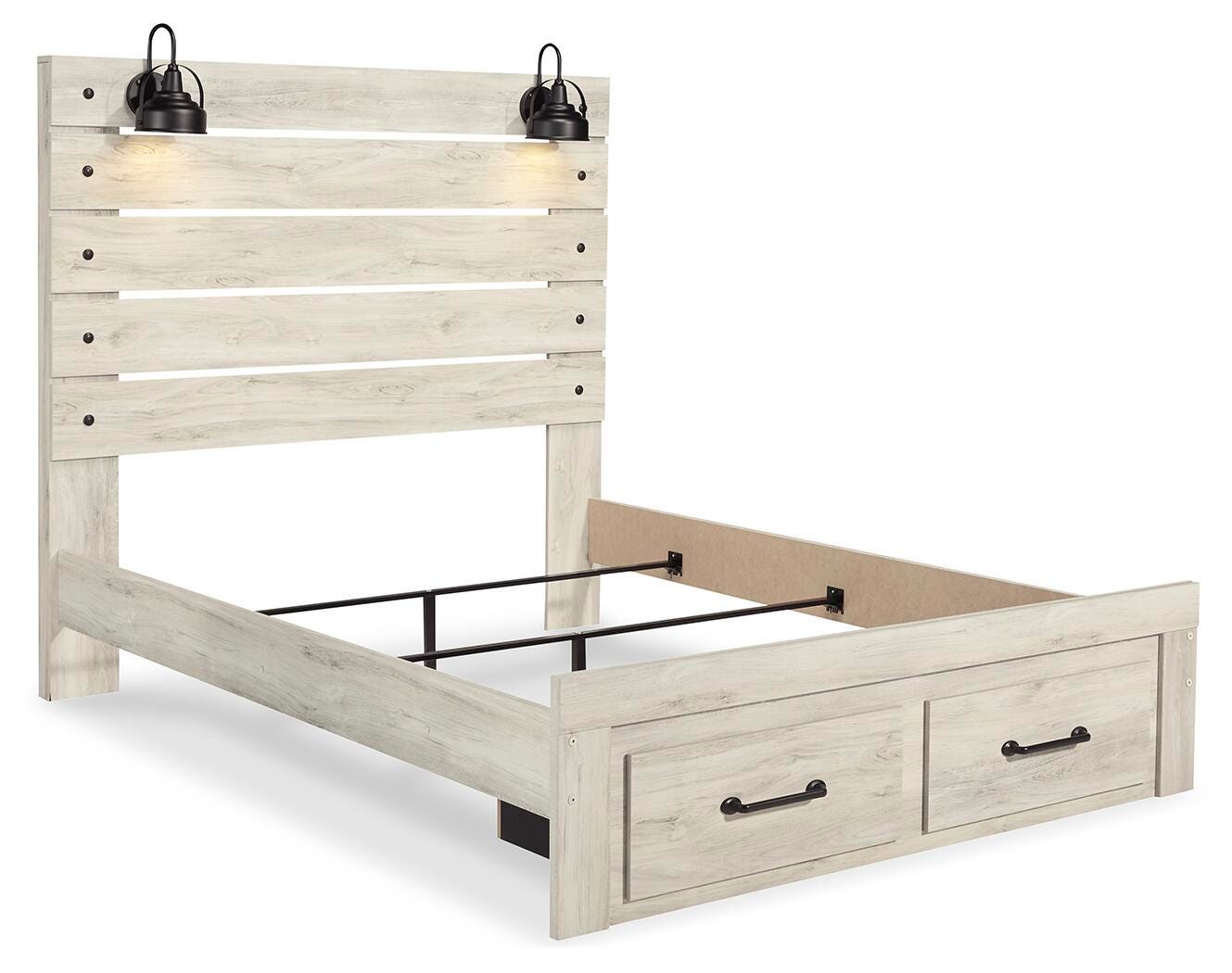 Cama Queen Cambeck con dos cajones de almacenamiento - image 3