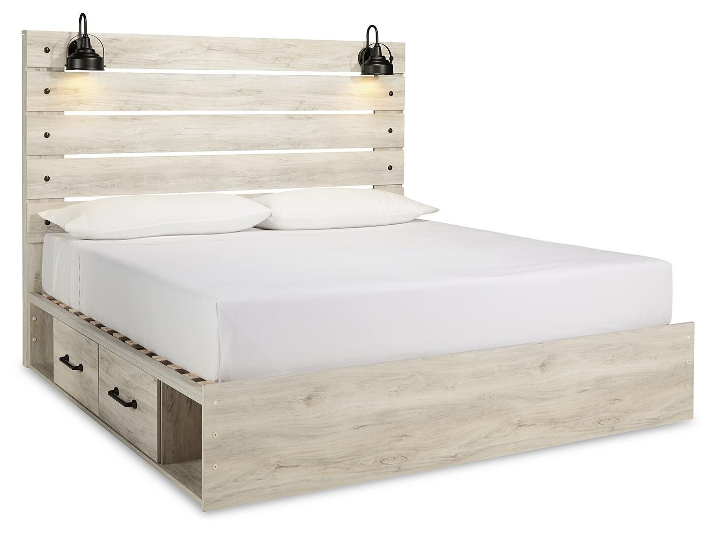 Cambeck King Panel Bed with 2 Storage Drawers - image 2
