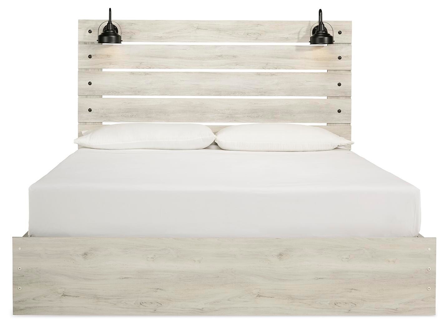 Cama de panel tamaño King Cambeck con almacenamiento, tocador, espejo, cómoda y 2 mesitas de noche - image 13