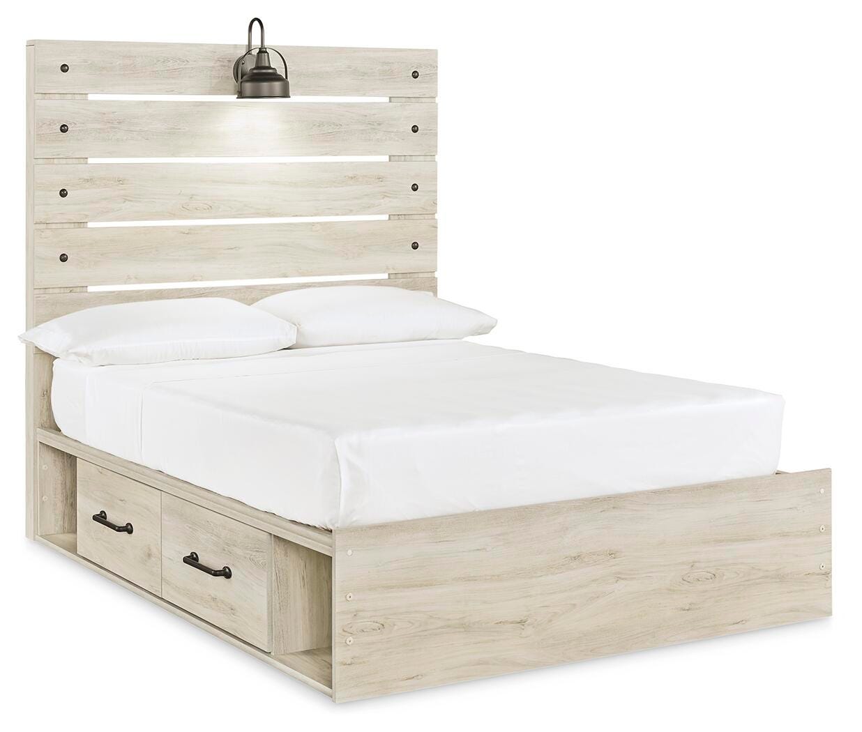 Cambeck Full Panel Bed with 2 Storage Drawers - image 2