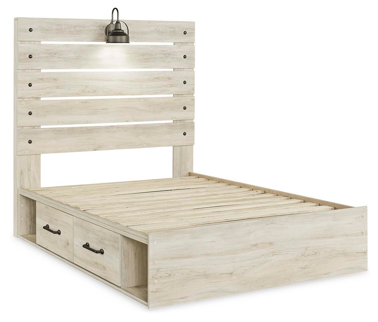 Cambeck Full Panel Bed with 2 Storage Drawers - image 6