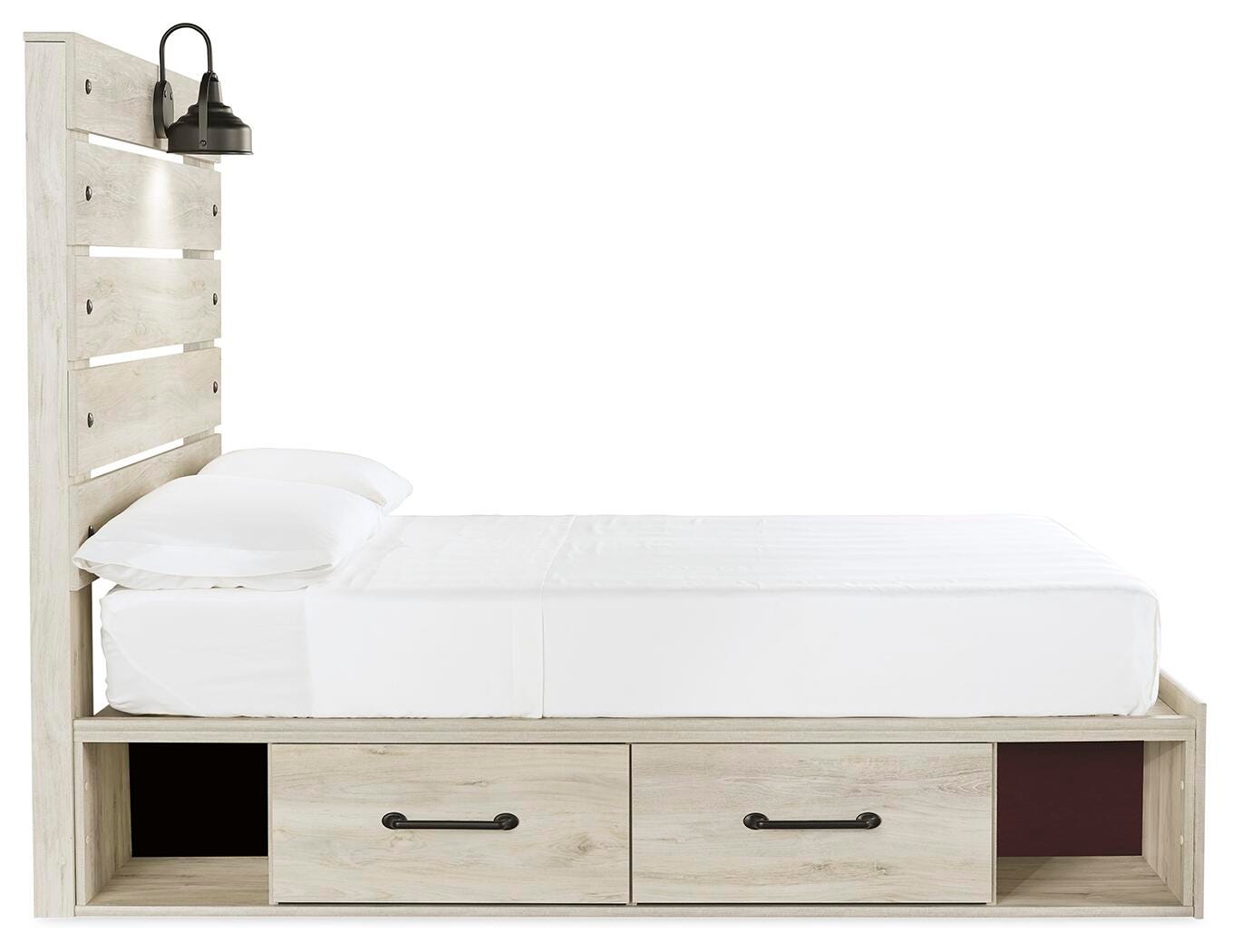 Cambeck Full Panel Bed with 2 Storage Drawers - image 5