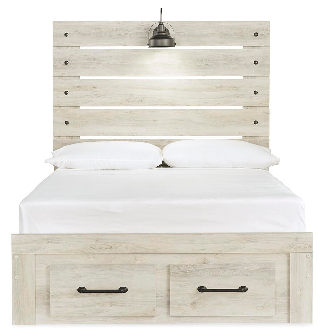 Cambeck Full Panel Bed with 2 Storage Drawers - image 3