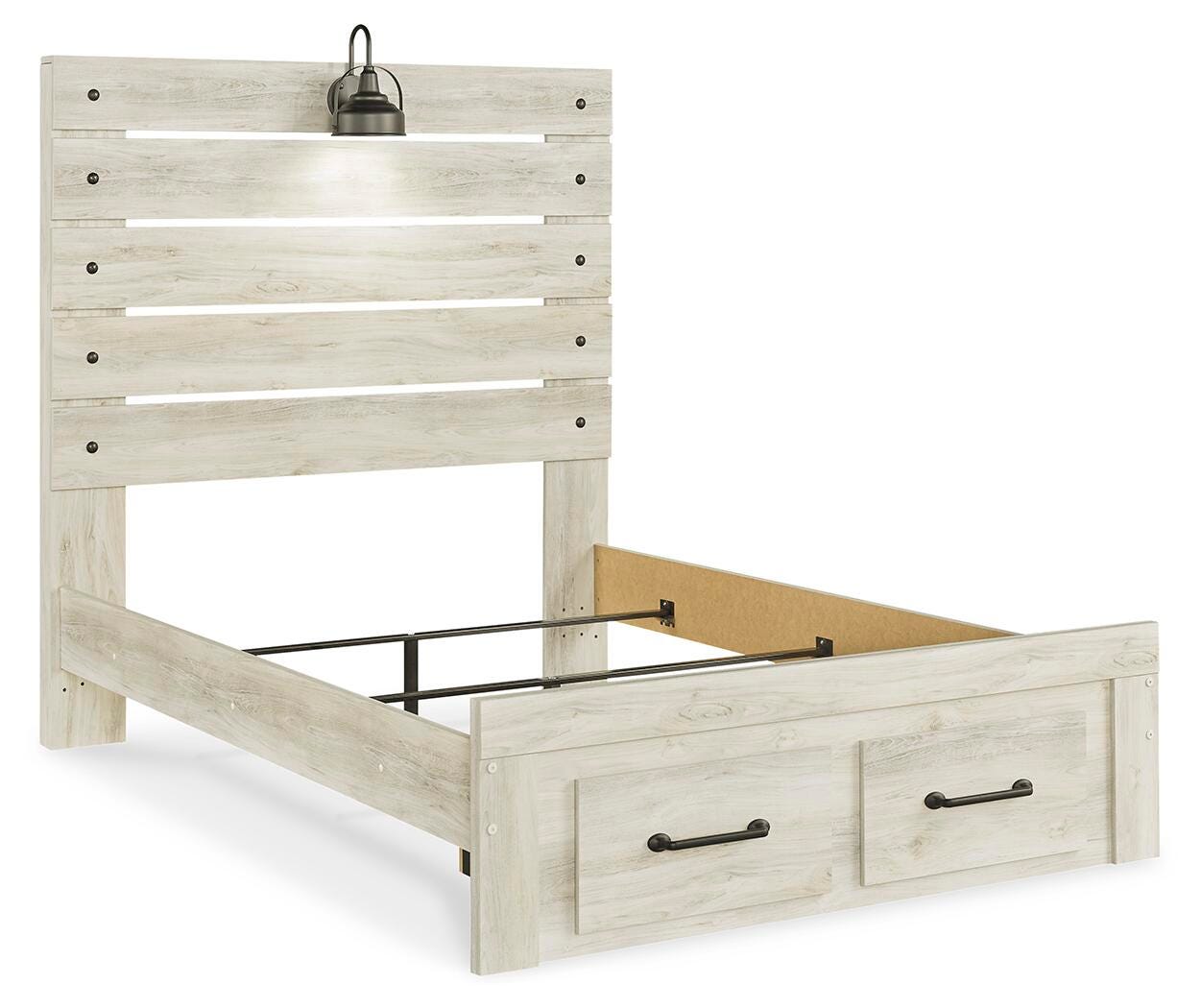 Cambeck Full Panel Bed with 2 Storage Drawers - image 6