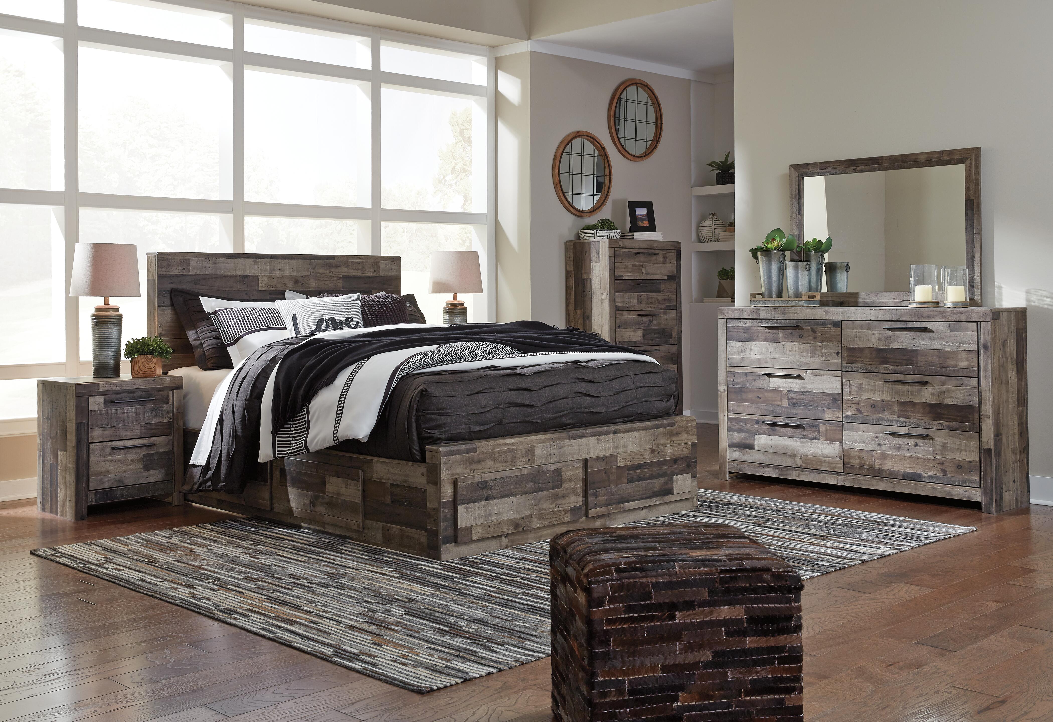 Cama Derekson Queen con panel y 6 cajones de almacenamiento - image 7