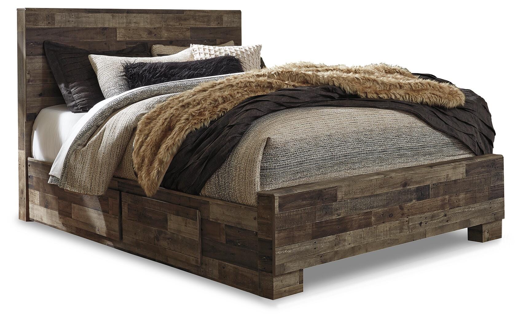 Picture of Derekson Queen Panel Bed with 2 Storage Drawers