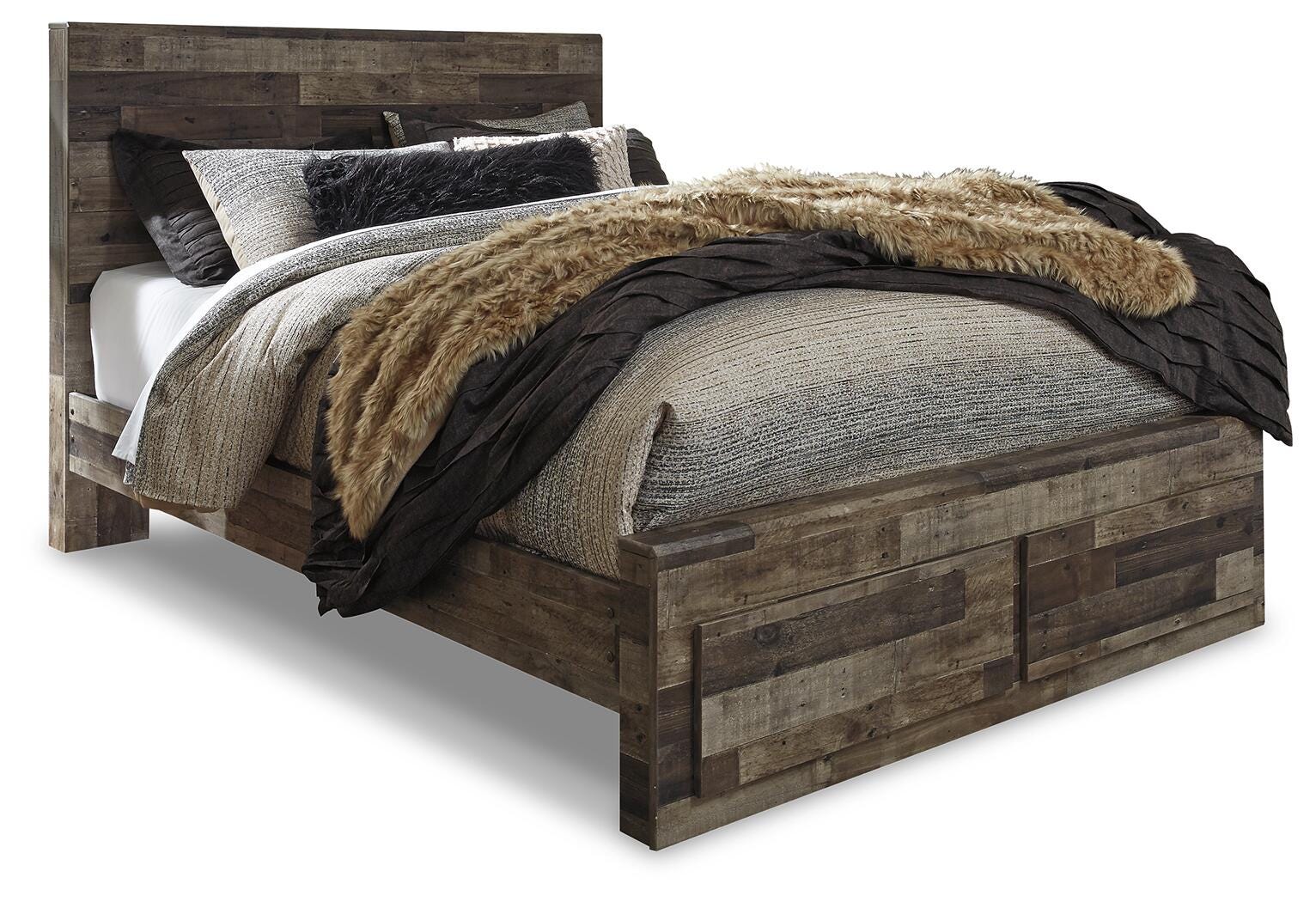 Picture of Derekson Queen Panel Bed with 2 Storage Drawers