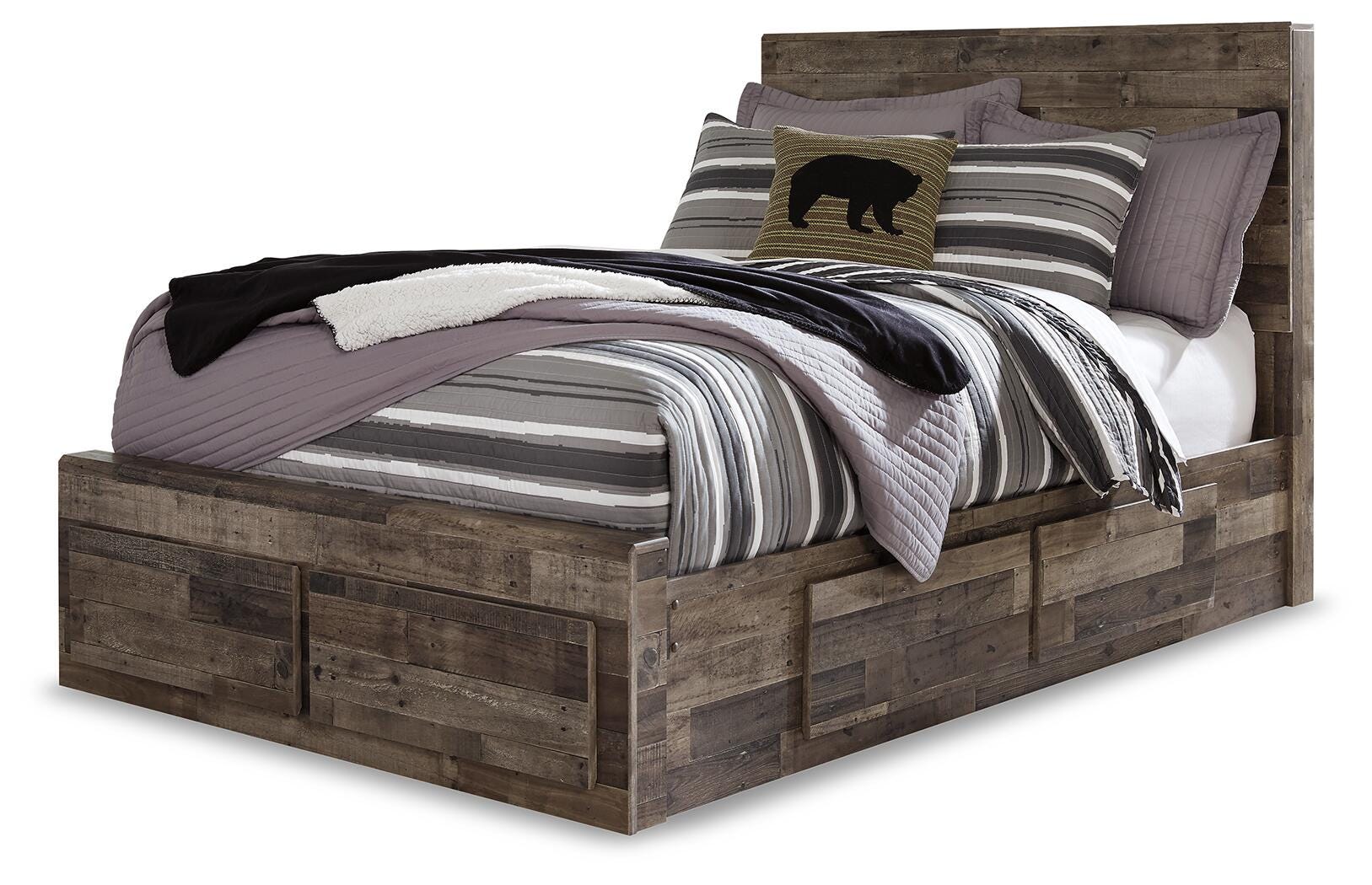 Picture of Derekson Full Panel Bed with 6 Storage Drawers