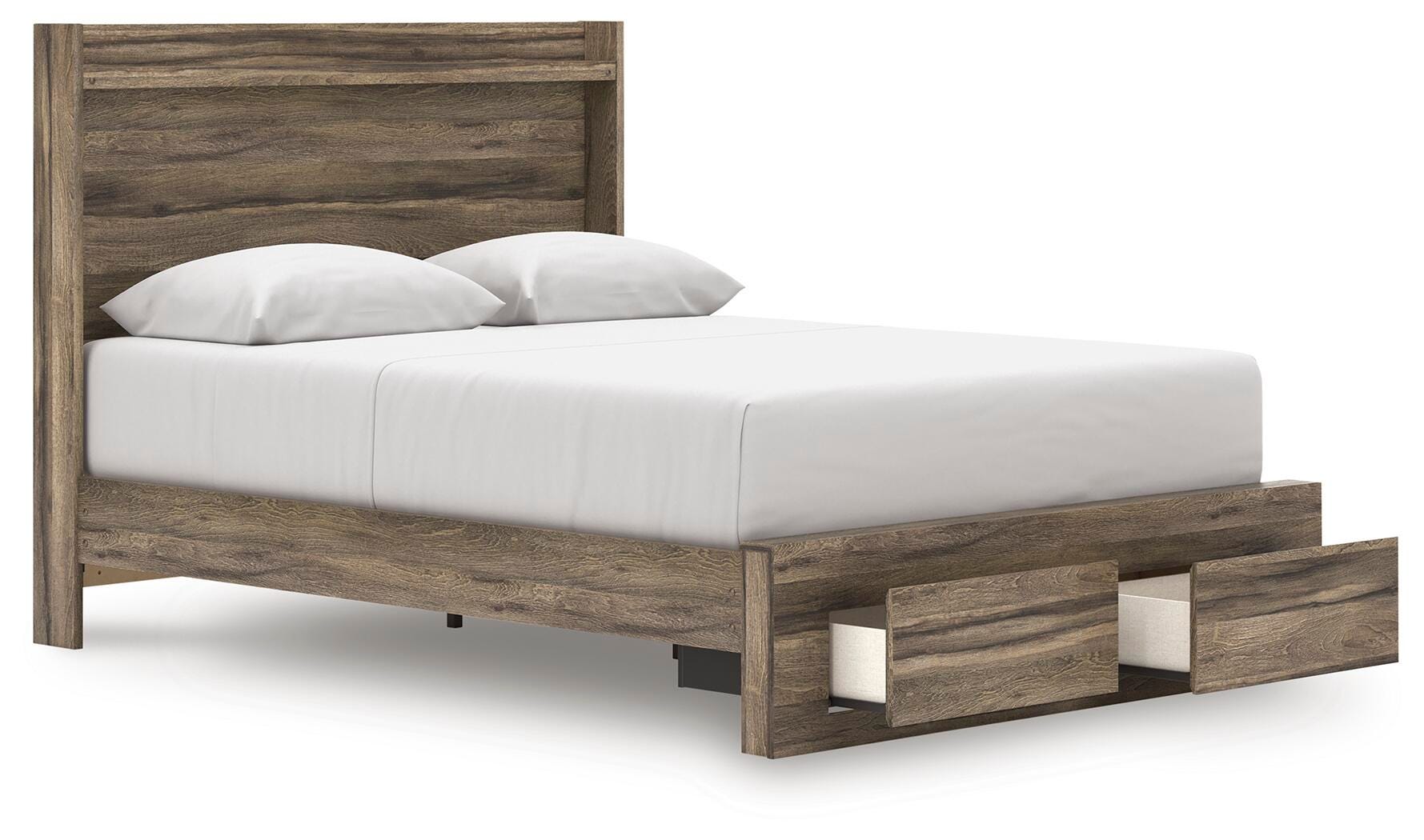 Cama Baystorm Queen con panel de almacenamiento, cómoda y mesita de noche - image 12