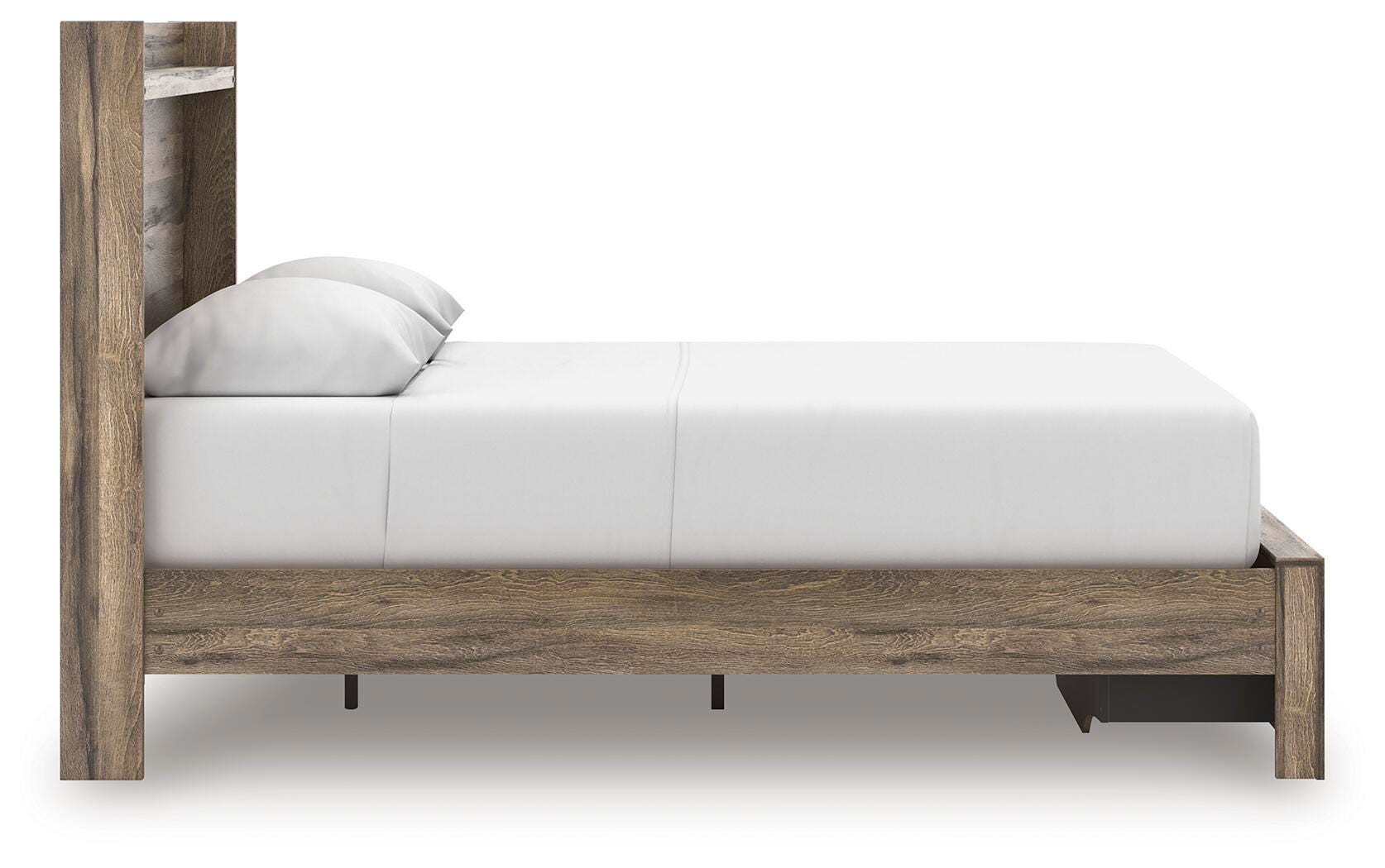 Cama Baystorm Queen con panel de almacenamiento, cómoda y mesita de noche - image 13