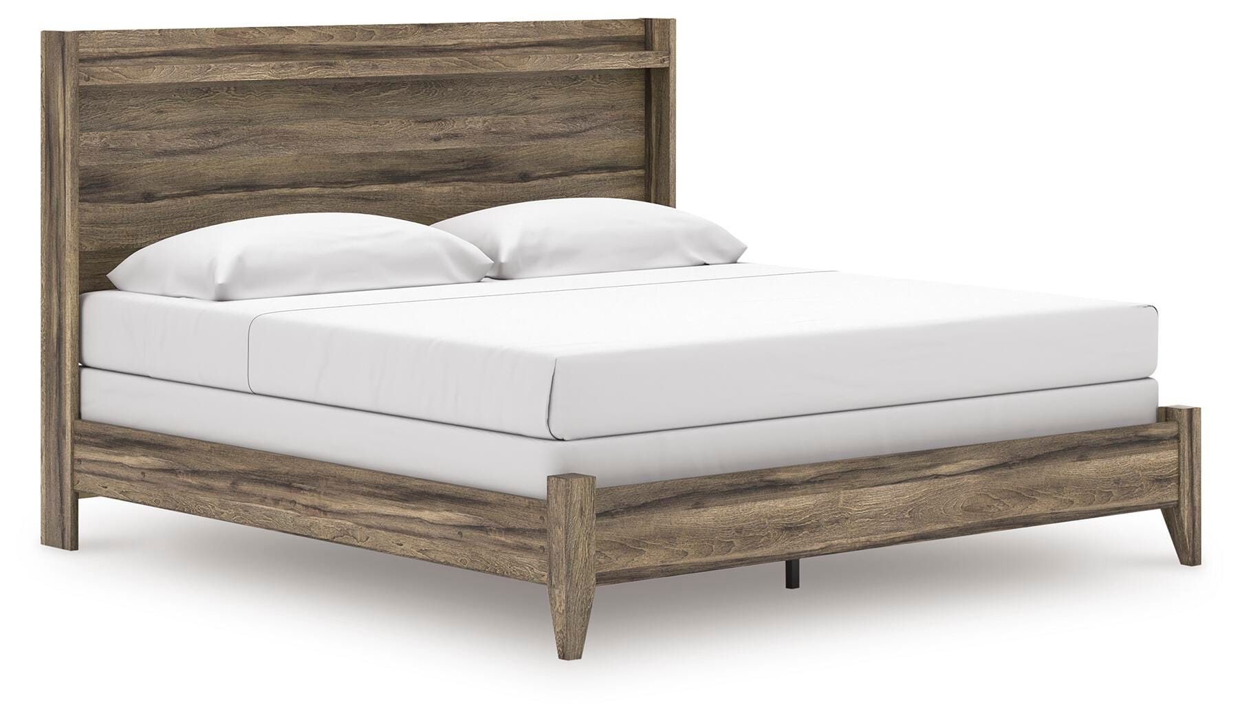 Cama de paneles, tocador, espejo y mesita de noche Baystorm King - image 9