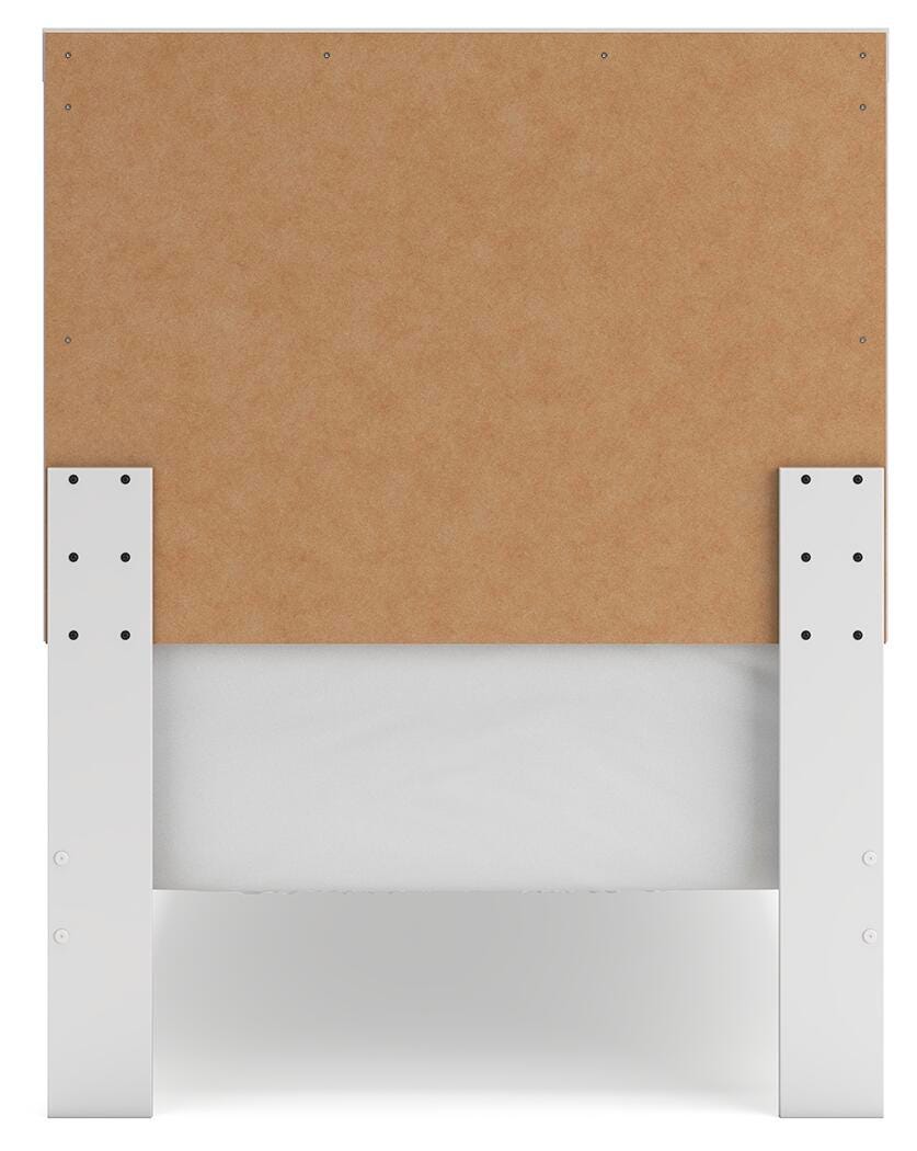 Charbitt Twin Panel Bed, Two-tone, large